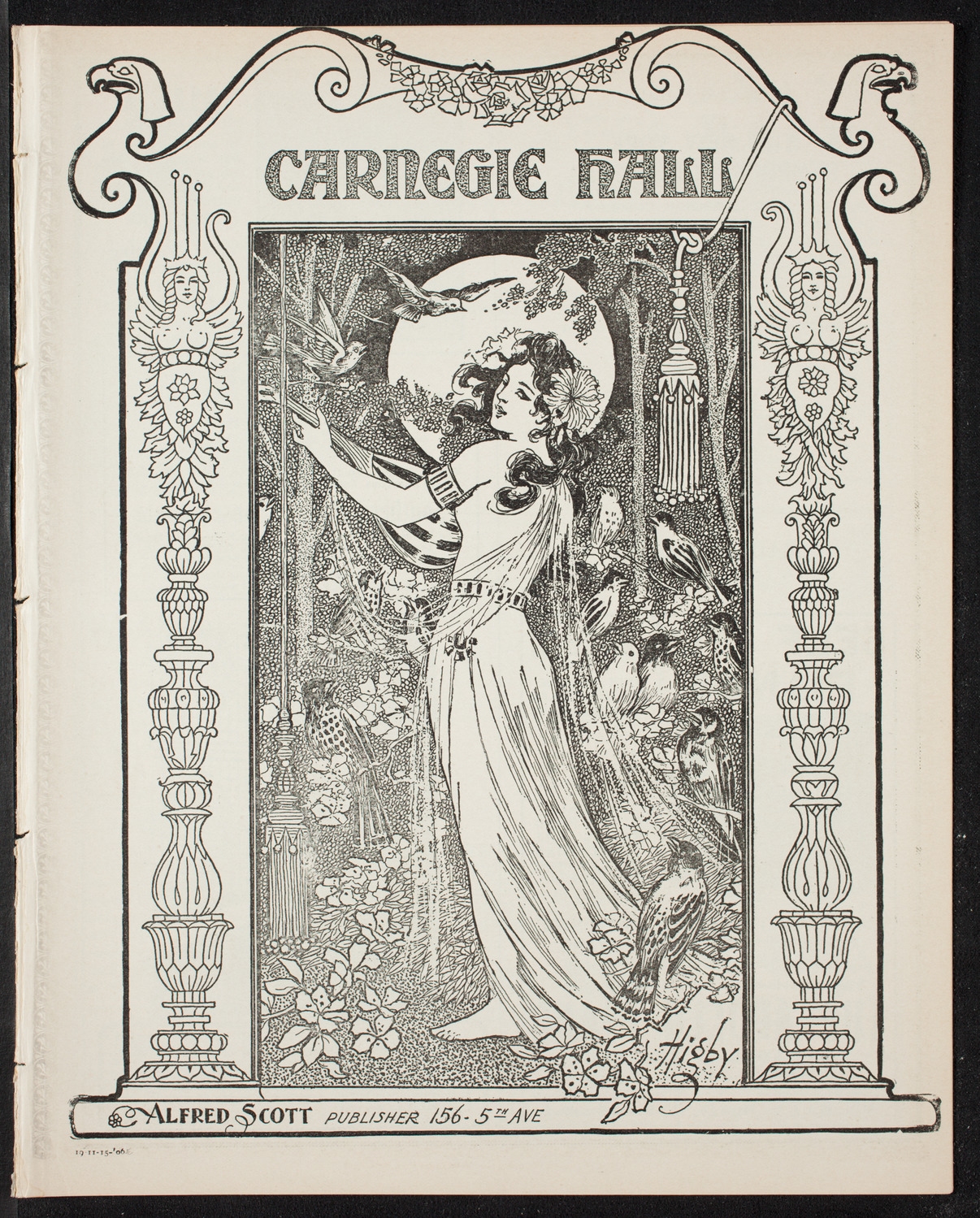 Russian Symphony Society of New York, November 15, 1906, program page 1