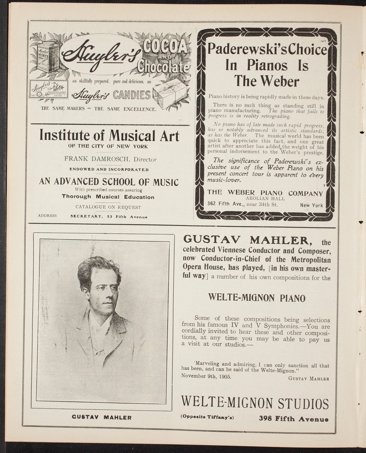 Catholic Oratorio Society, February 16, 1908, program page 6