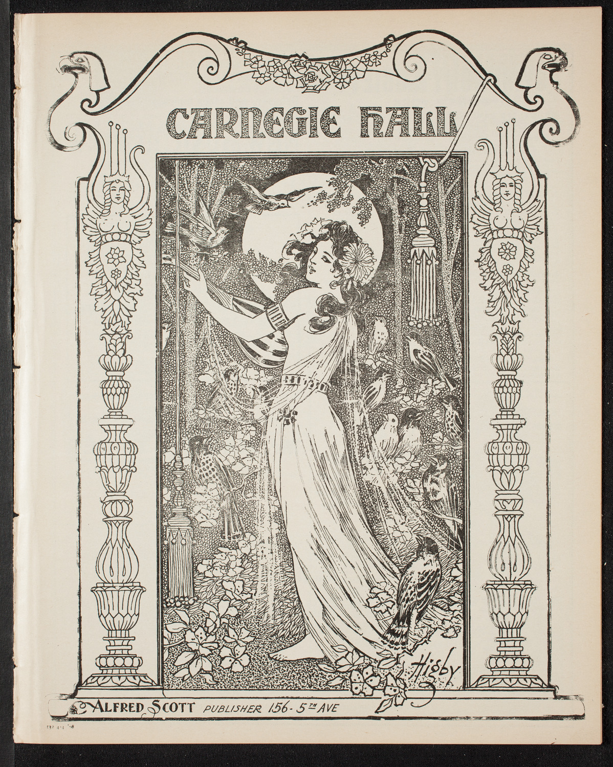 Vladimir de Pachmann, Piano, April 4, 1908, program page 1