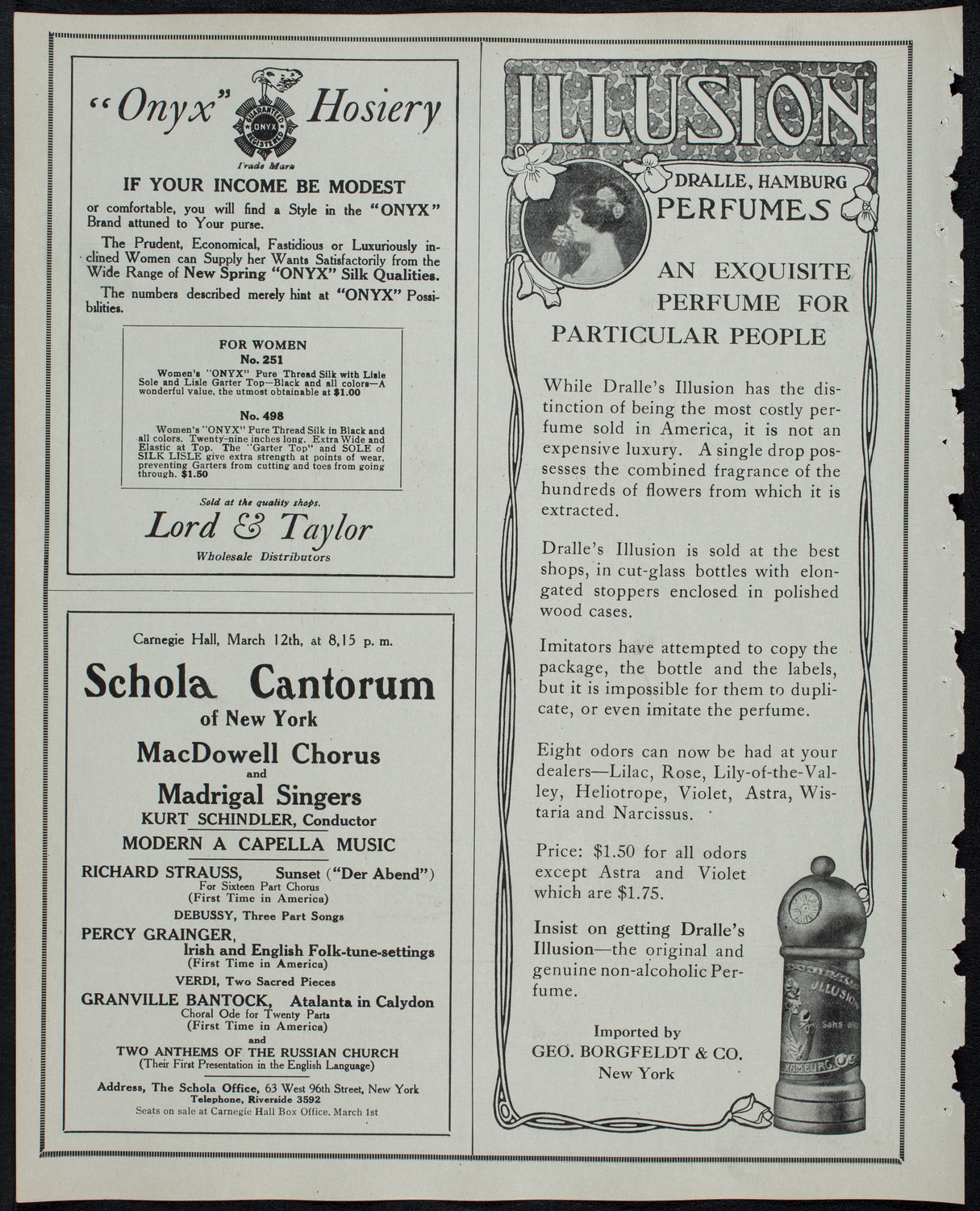 New York Philharmonic, March 6, 1913, program page 8