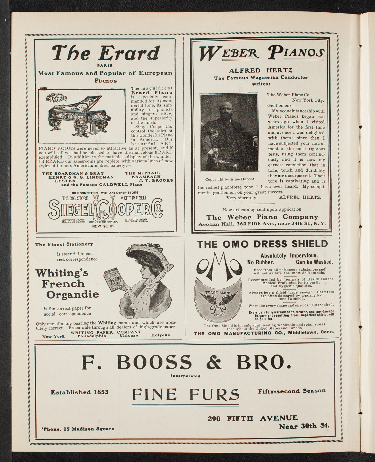 Social Democratic Party May Day Celebration, April 30, 1905, program page 6