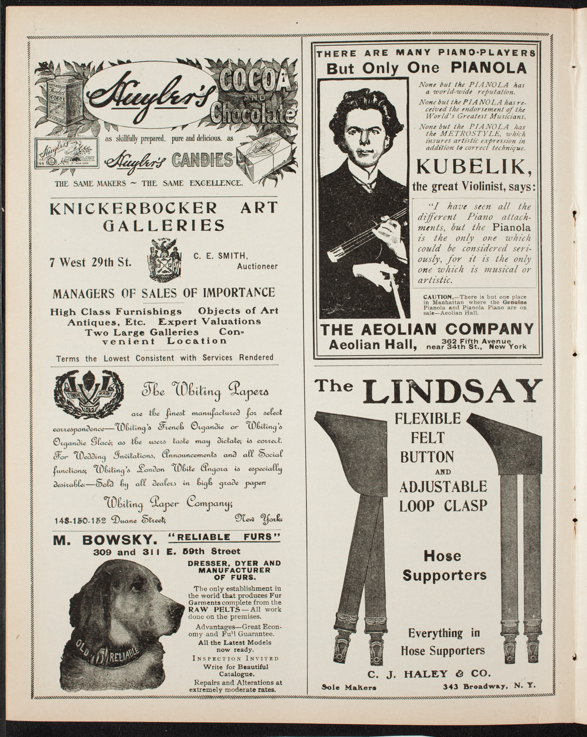 People's Choral Union of New York, April 16, 1906, program page 6