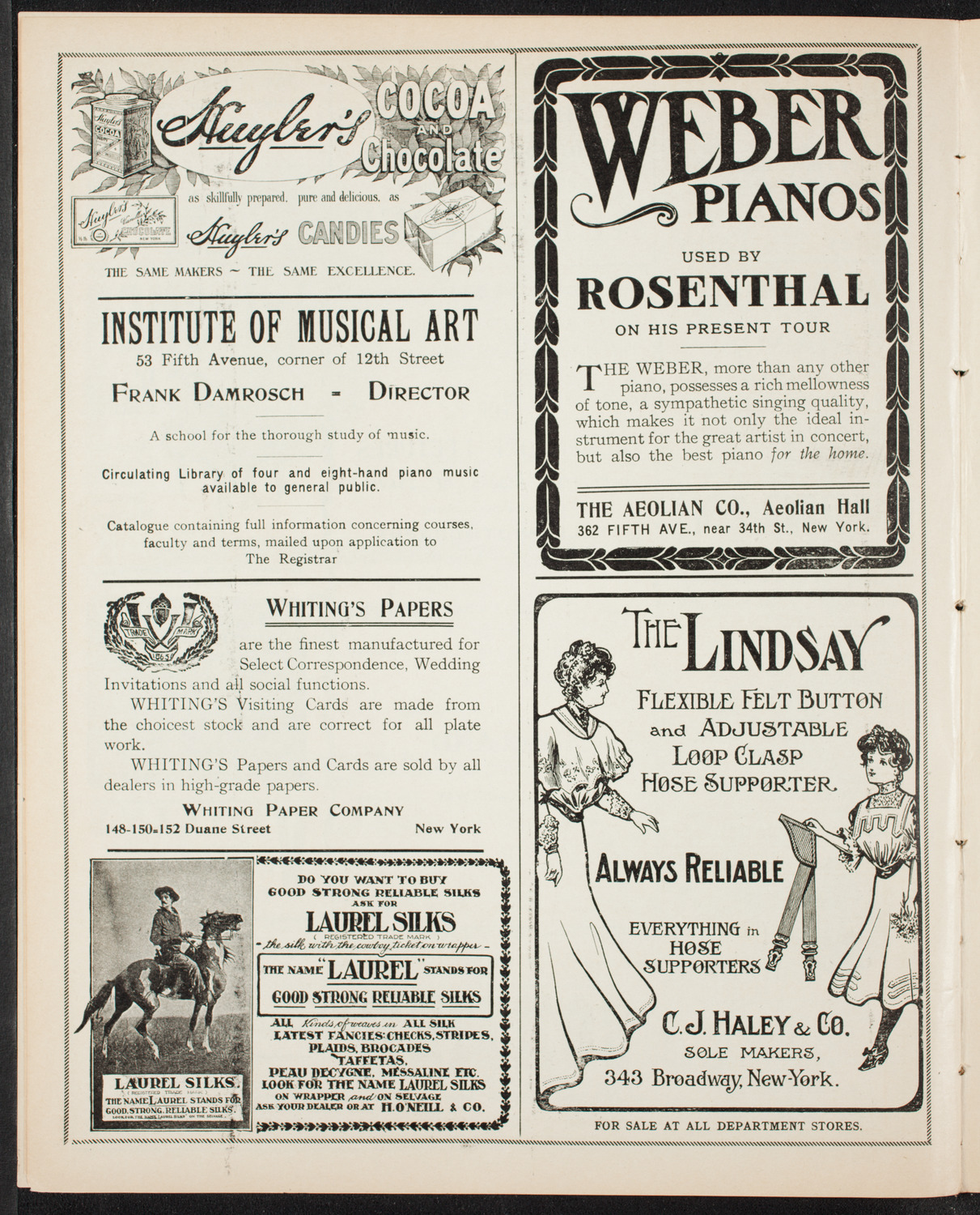 Elmendorf Lecture: Ireland, February 7, 1907, program page 6