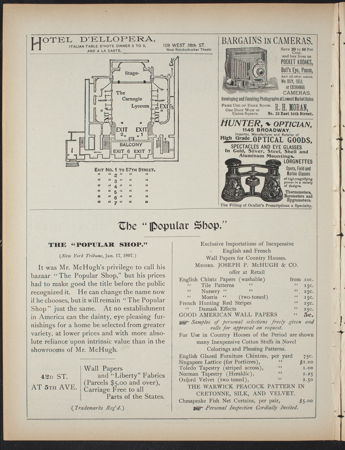 Saturday Morning Conferences on Comparative Literature, April 10, 1897, program page 6