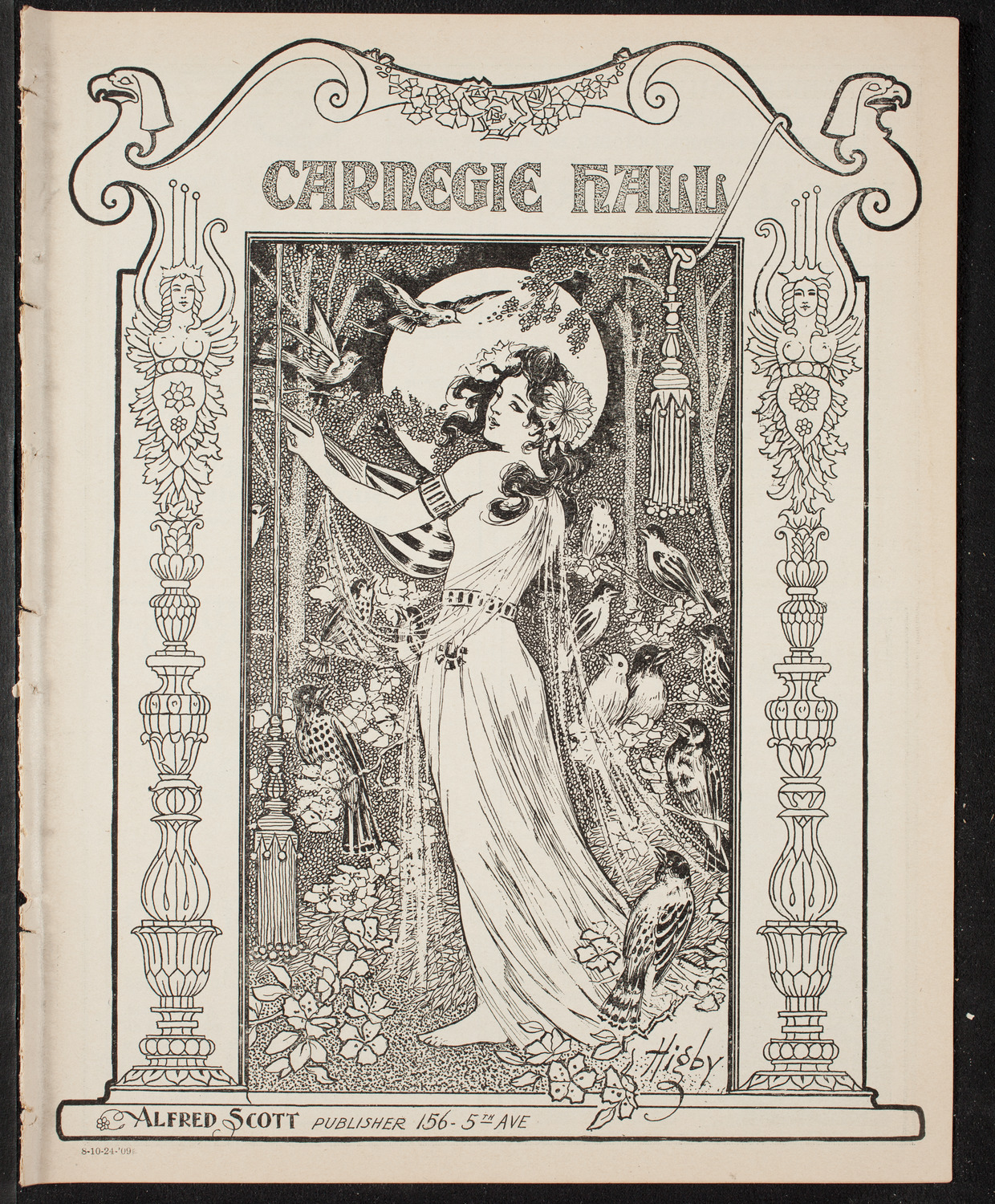 Lecture by R.G. Knowles, October 24, 1909, program page 1