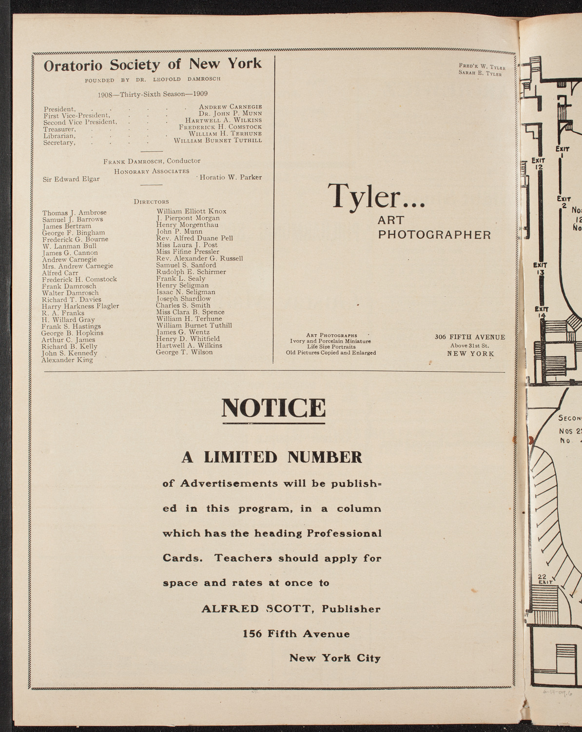 Graduation: New York Law School, June 17, 1909, program page 10