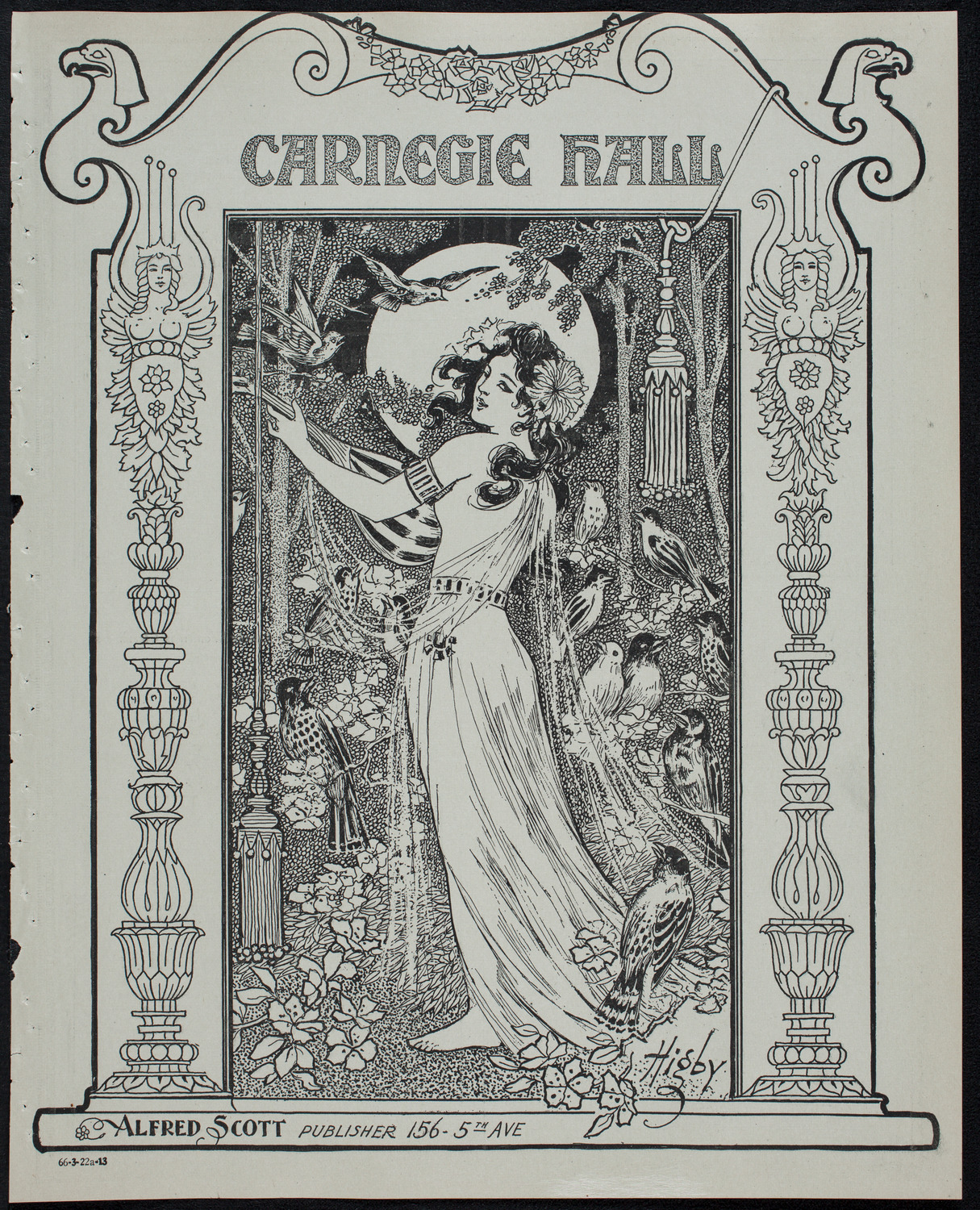 Boston Symphony Orchestra, March 22, 1913, program page 1