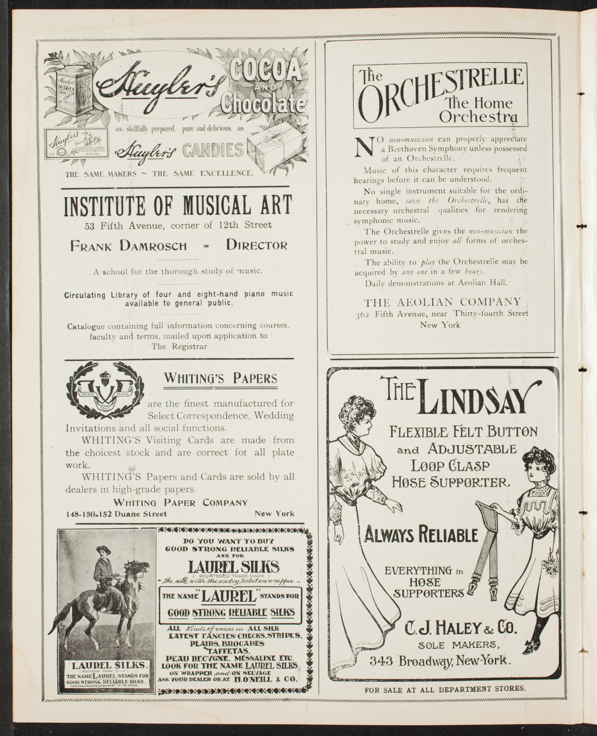 Gaelic Society: Feis Ceoil Agus Seanachas, April 7, 1907, program page 6