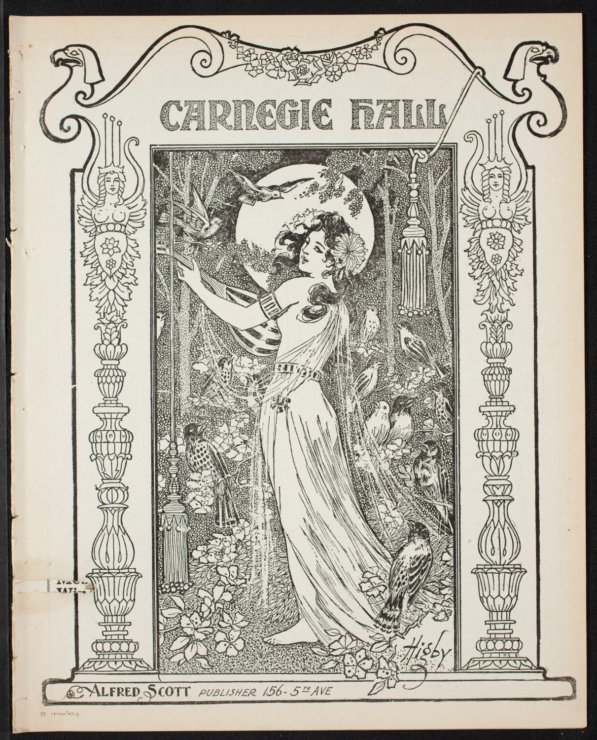 Symphony Concert for Young People, January 19, 1907, program page 1