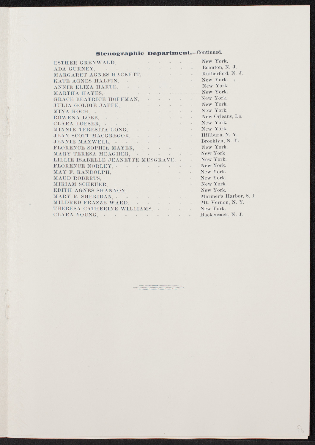 Graduation: Packard Commercial School, May 12, 1892, program page 4