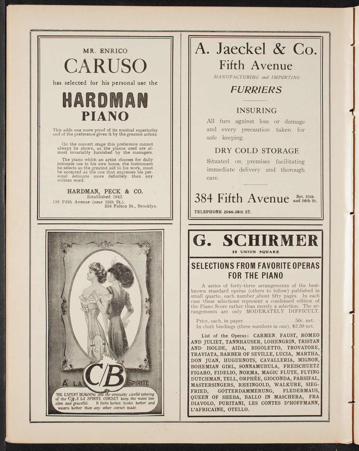 Gaelic Society: Feis Ceoil Agus Seanachas, April 18, 1909, program page 8