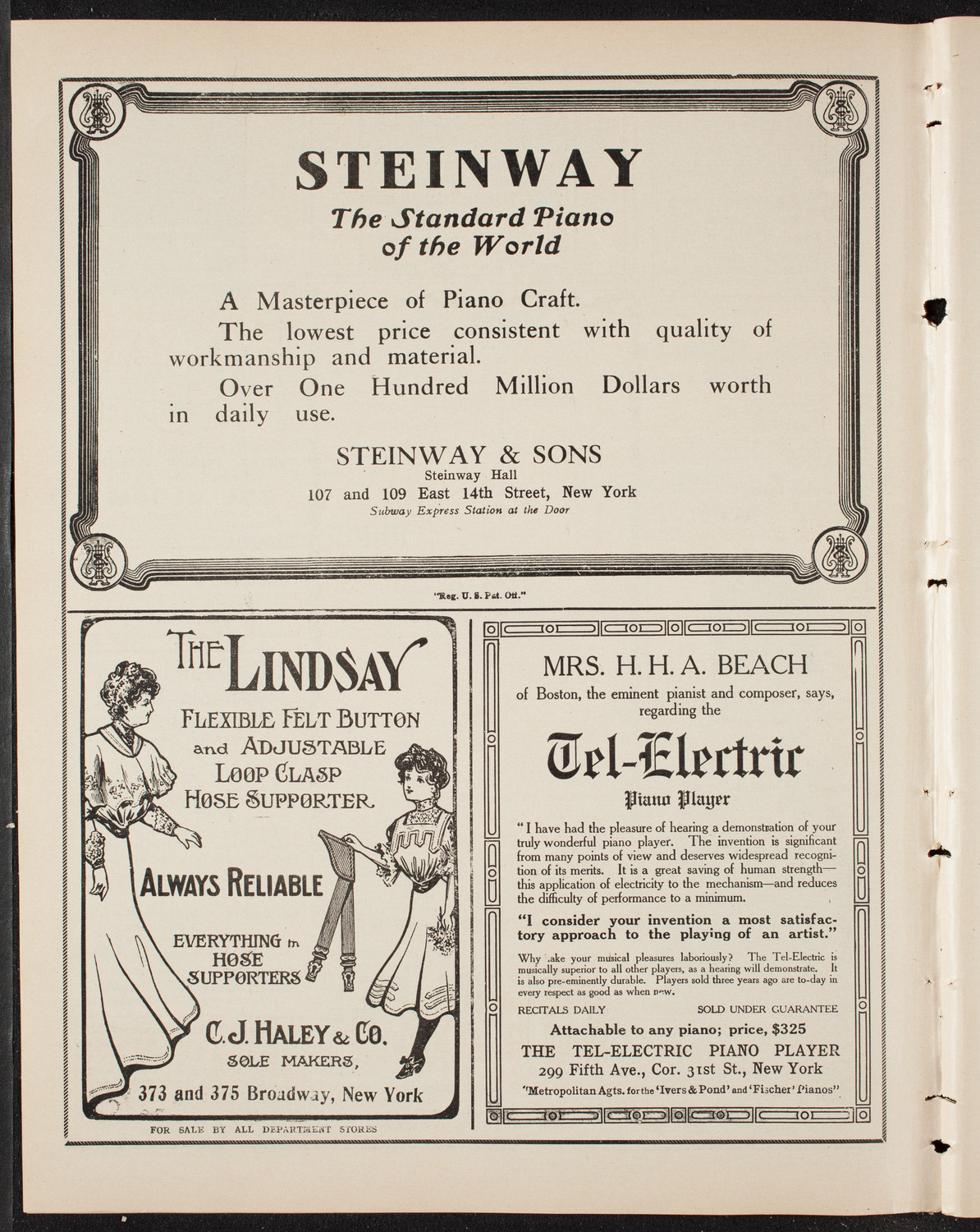 Grand Army of the Republic Memorial Day Exercises, May 31, 1909, program page 4