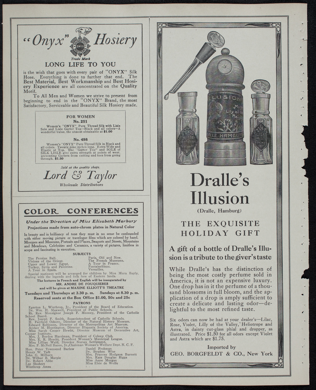 New York Philharmonic, January 3, 1913, program page 8