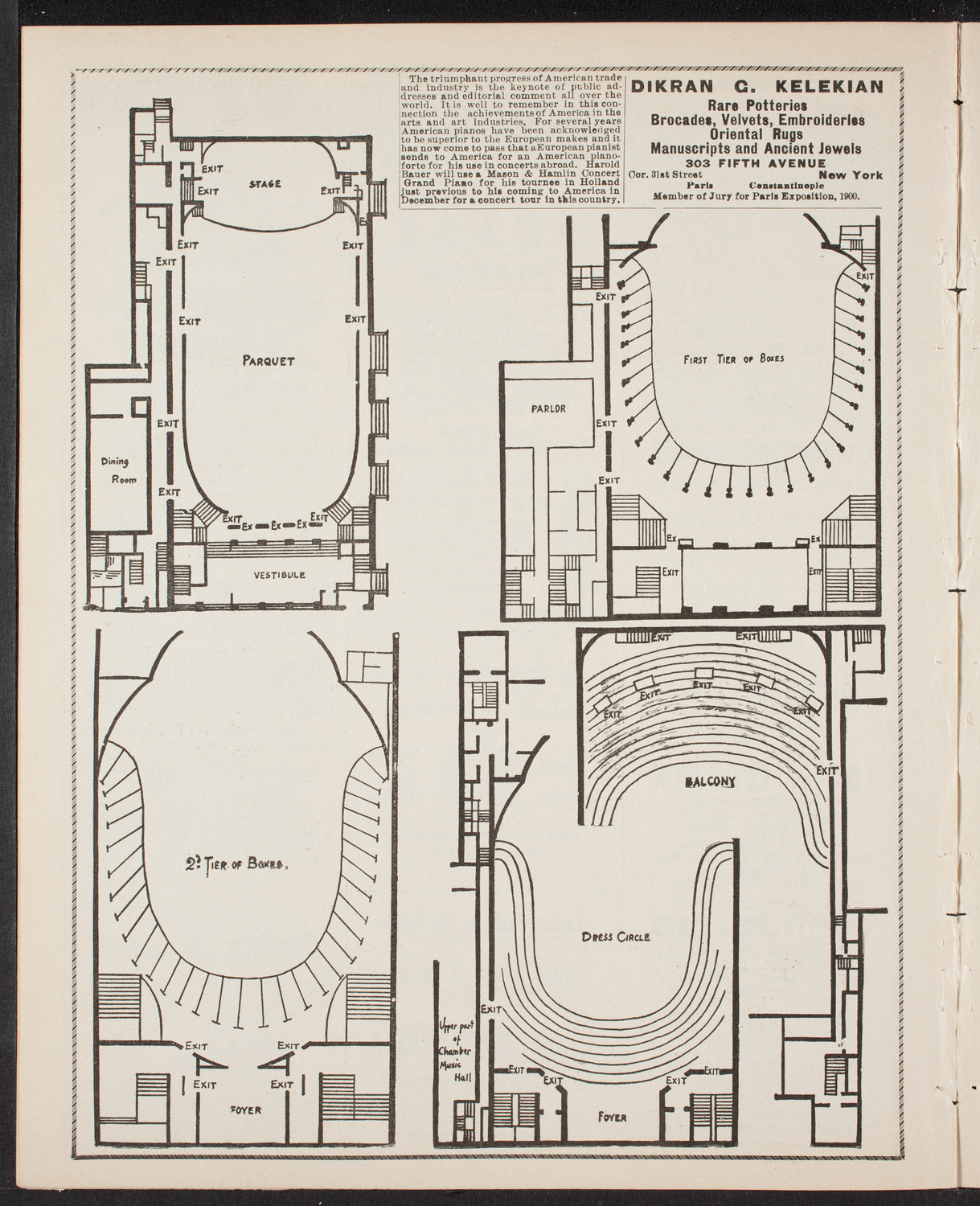 Wetzler Symphony Orchestra with Fritz Kreisler, March 11, 1902, program page 4