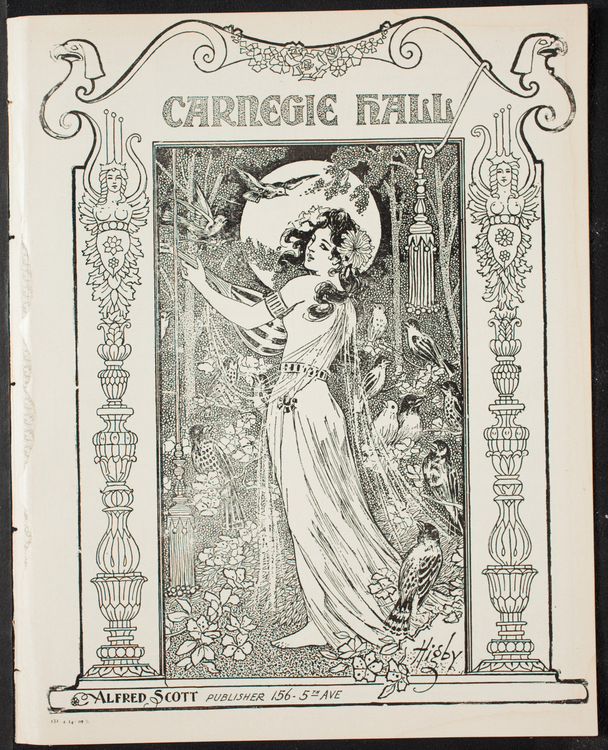 National Arbitration and Peace Congress: Choral Service, April 14, 1907, program page 1