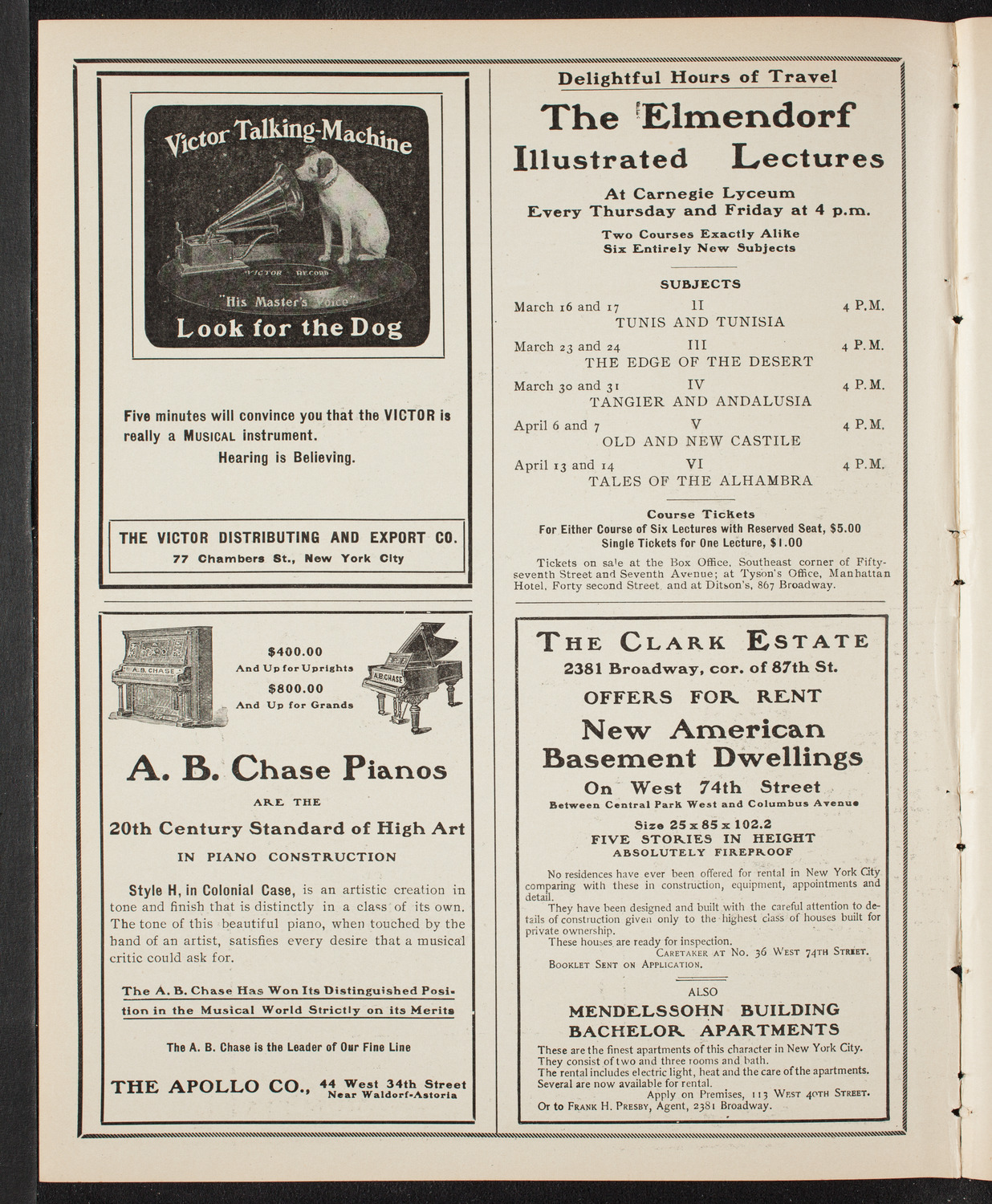 Oratorio Society of New York, March 14, 1905, program page 2