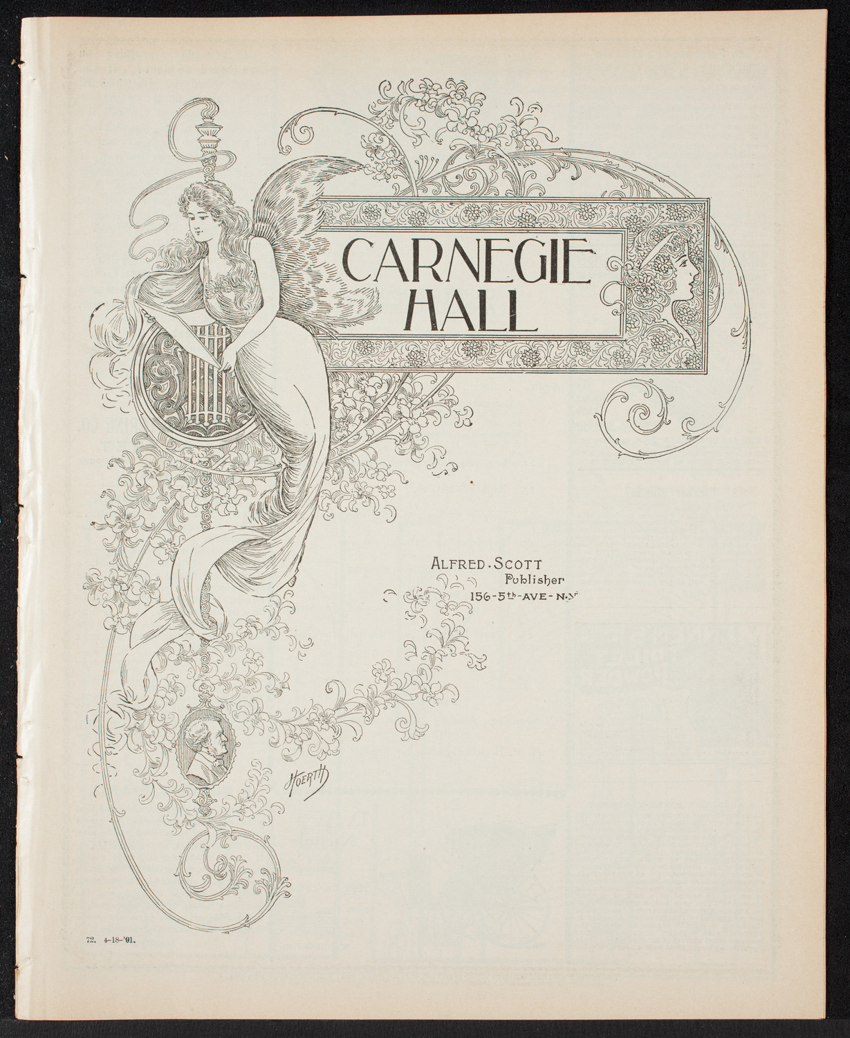 Meeting: Mass Meeting of the Democrats of New York, April 18, 1901, program page 1