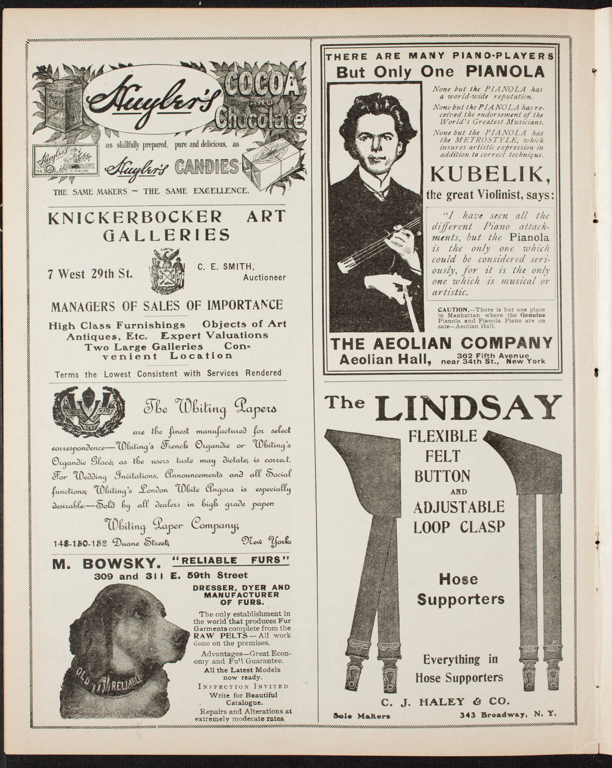 Gunnar Wennerberg Memorial Chorus, April 29, 1906, program page 6