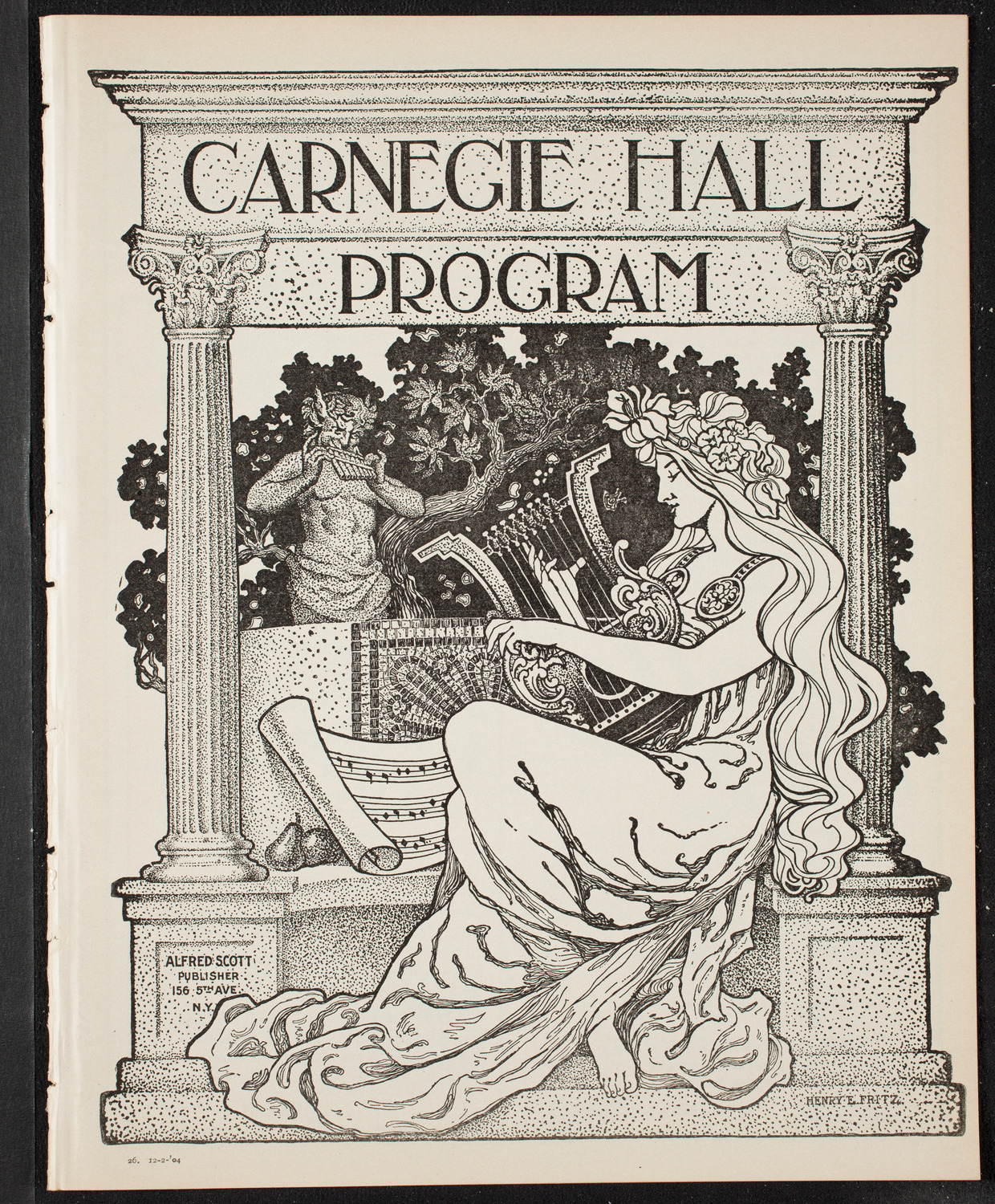 New York Philharmonic, December 2, 1904, program page 1