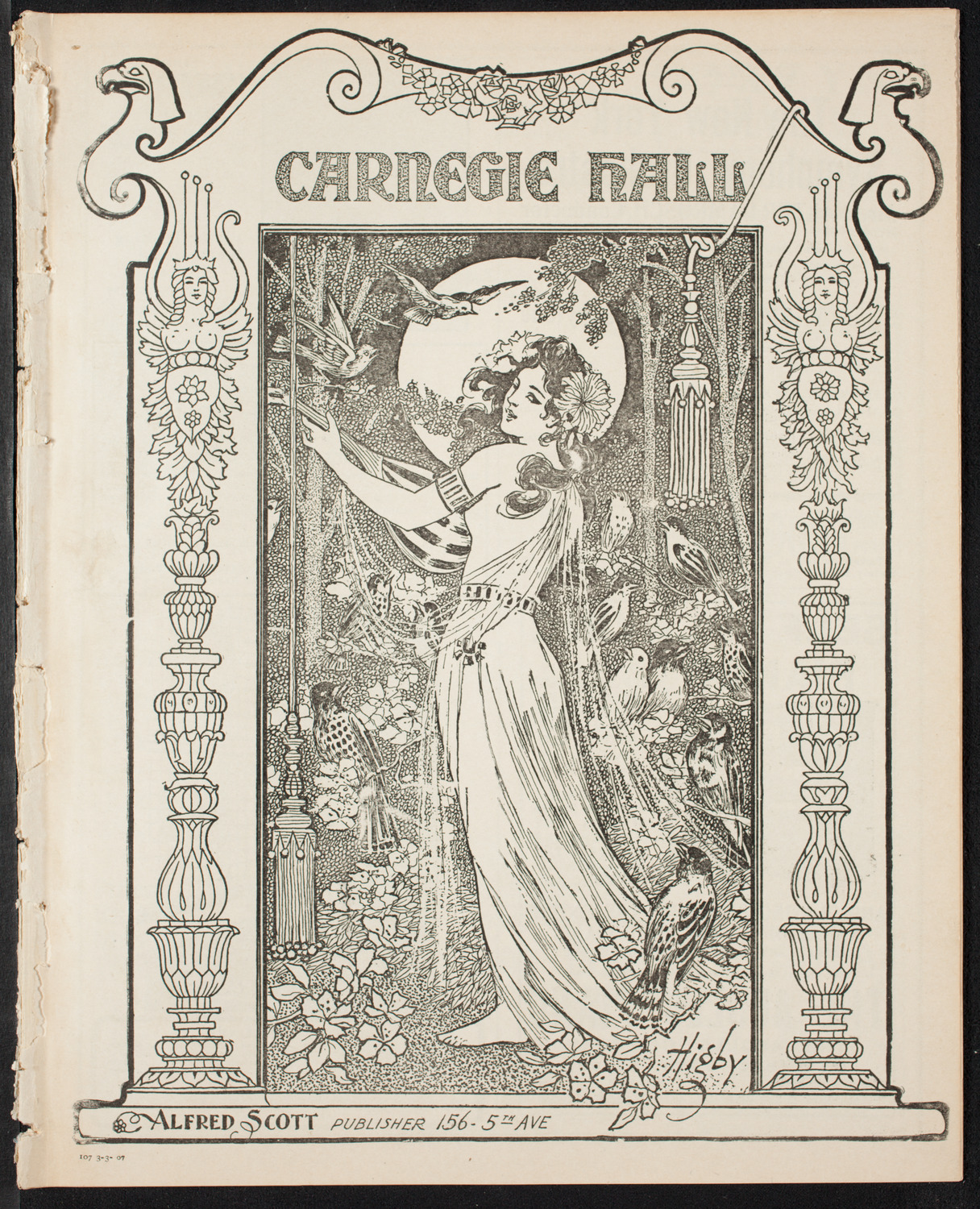 Elmendorf Lecture: Norway, March 3, 1907, program page 1