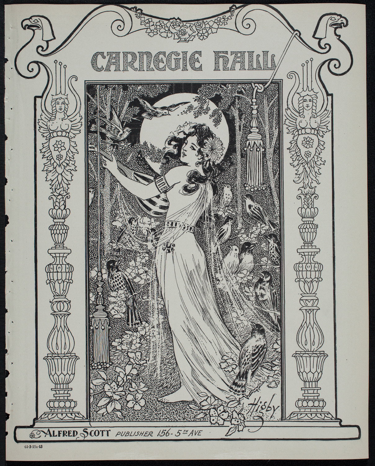 Symphony Concert for Young People, March 15, 1913, program page 1