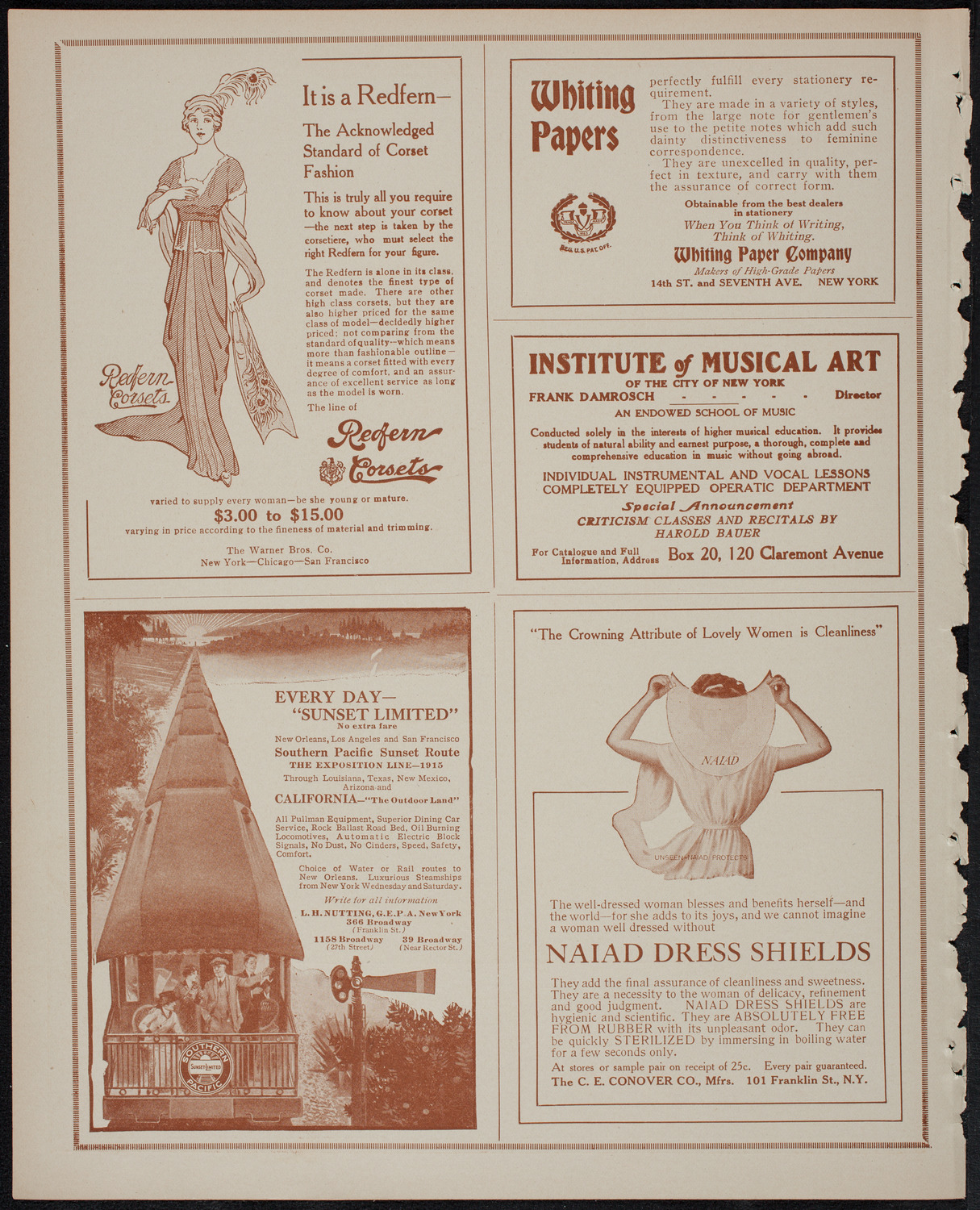 Elmendorf Lecture: Java, November 23, 1913, program page 2