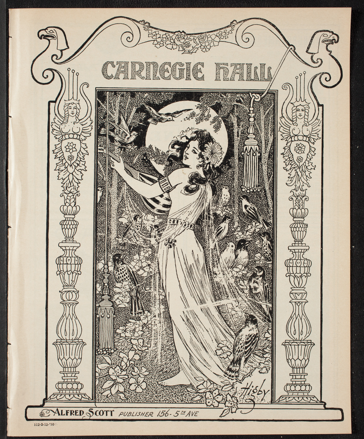Burton Holmes Travelogue: Norway, February 13, 1910, program page 1