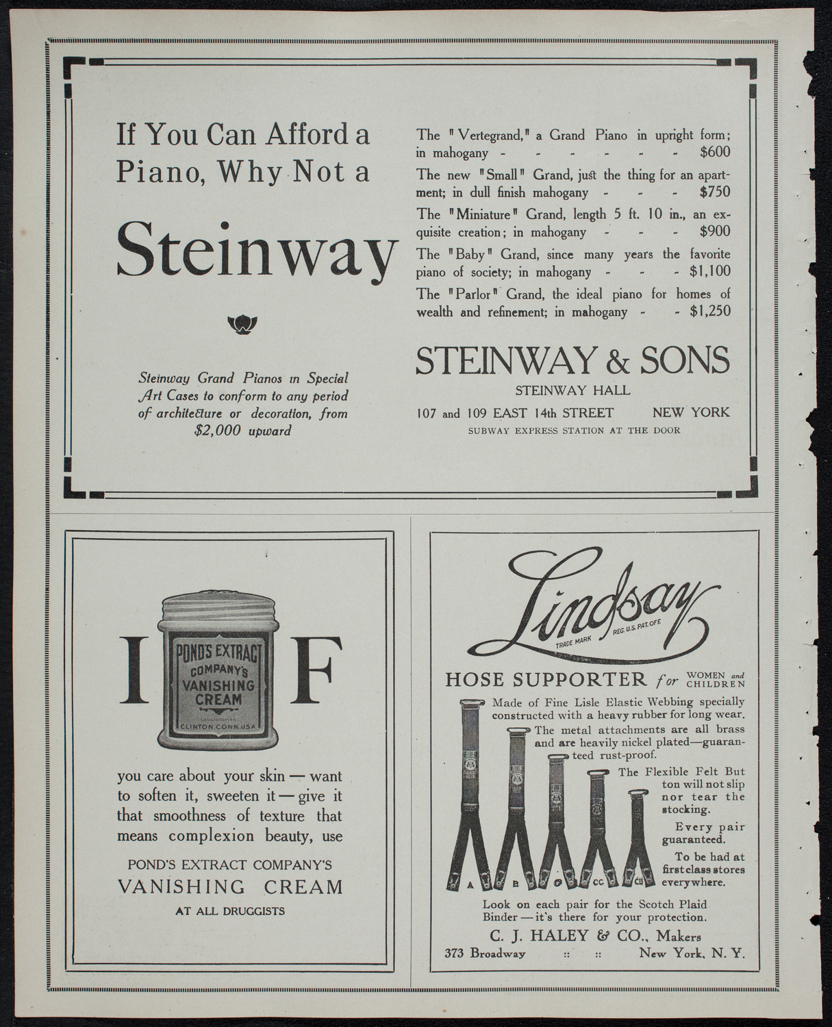 New York Philharmonic, January 26, 1913, program page 4