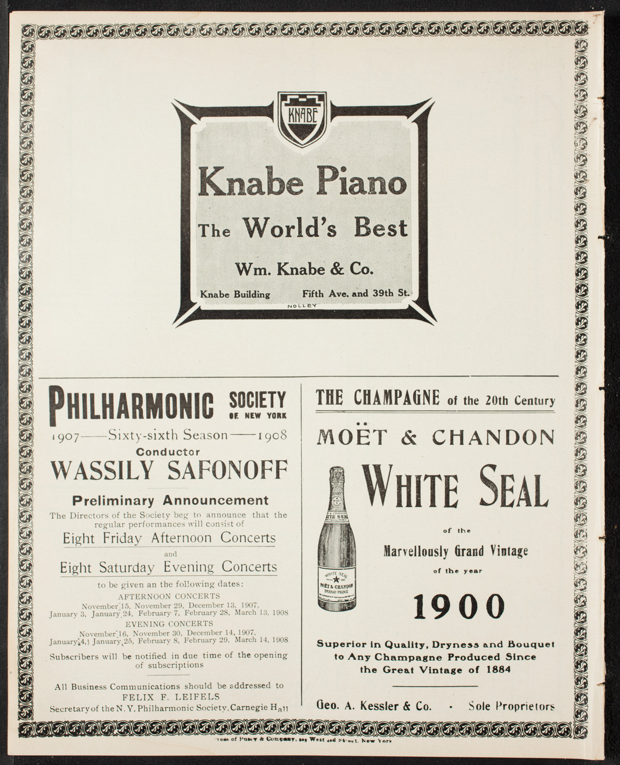 National Arbitration and Peace Congress, April 15, 1907, program page 12