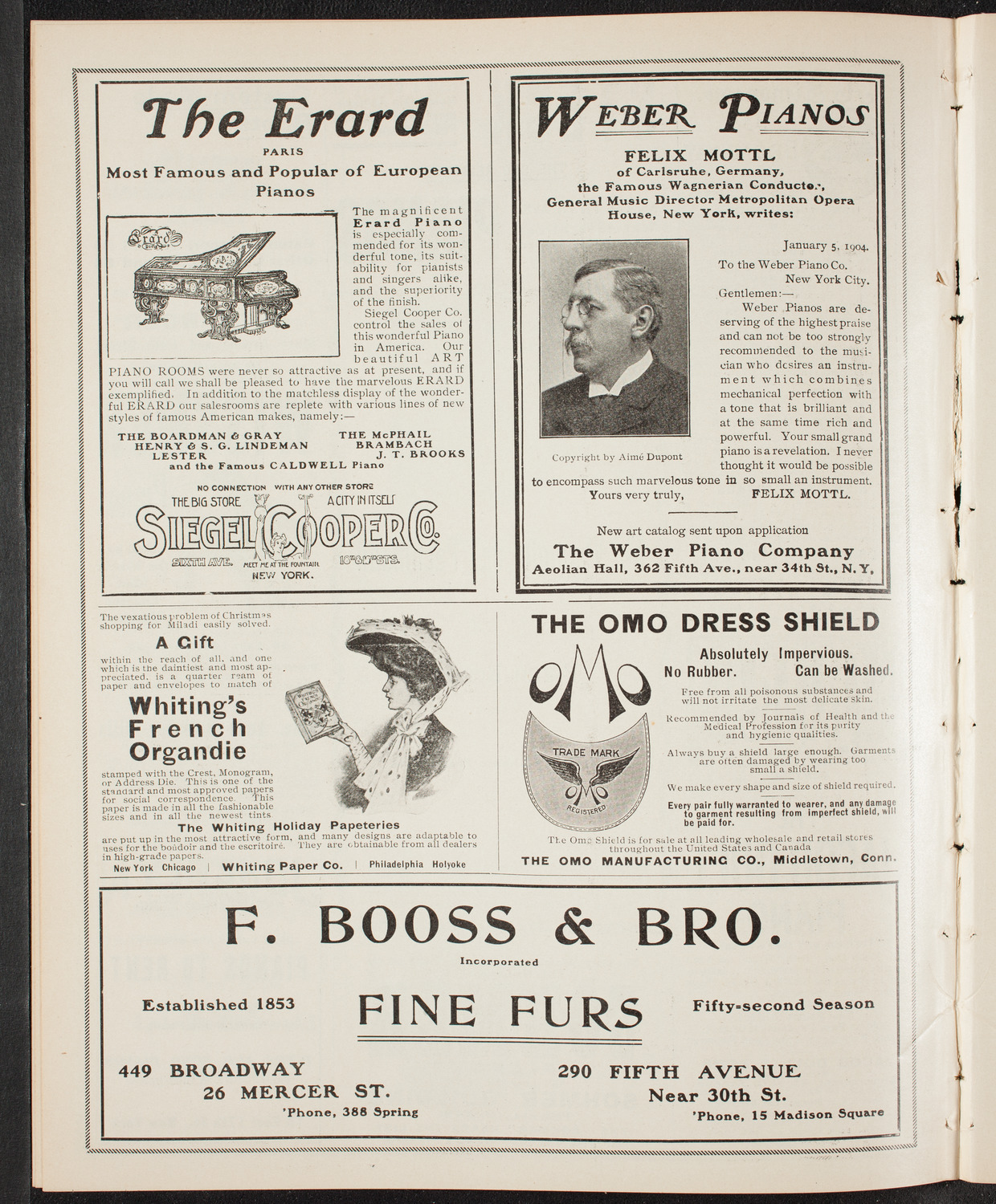 Vladimir de Pachmann, Piano, December 6, 1904, program page 6