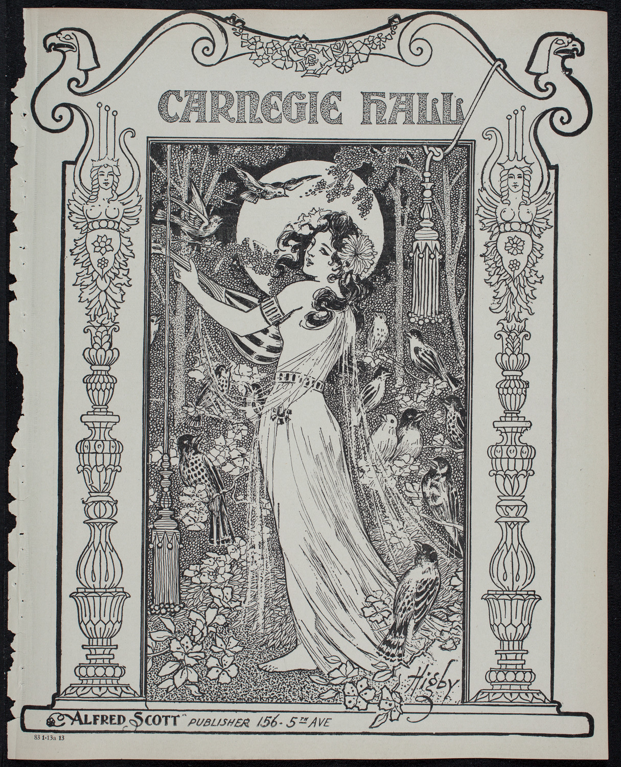 Burton Holmes Travelogue: The West Indies, January 13, 1913, program page 1