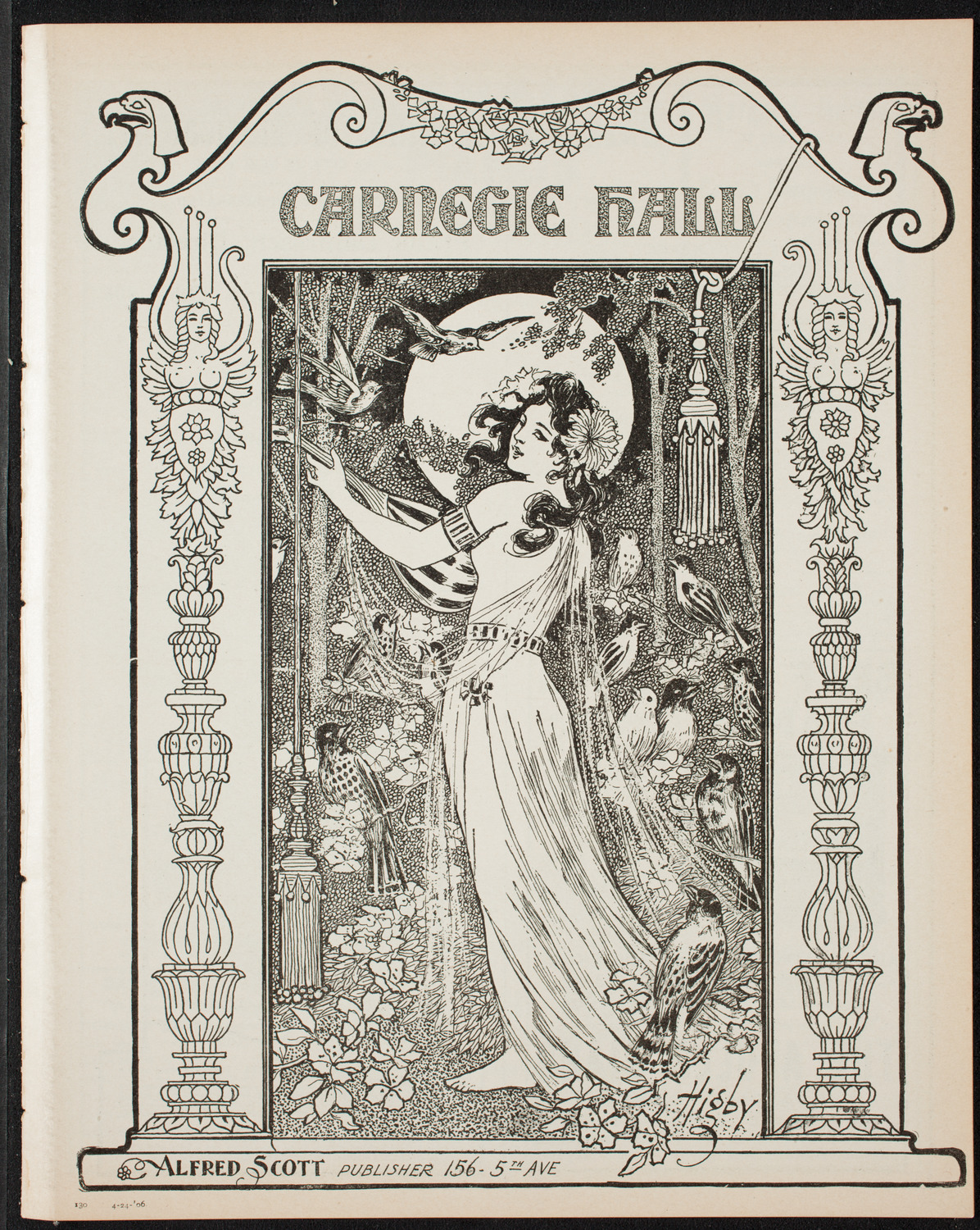 Musurgia of New York, April 24, 1906, program page 1