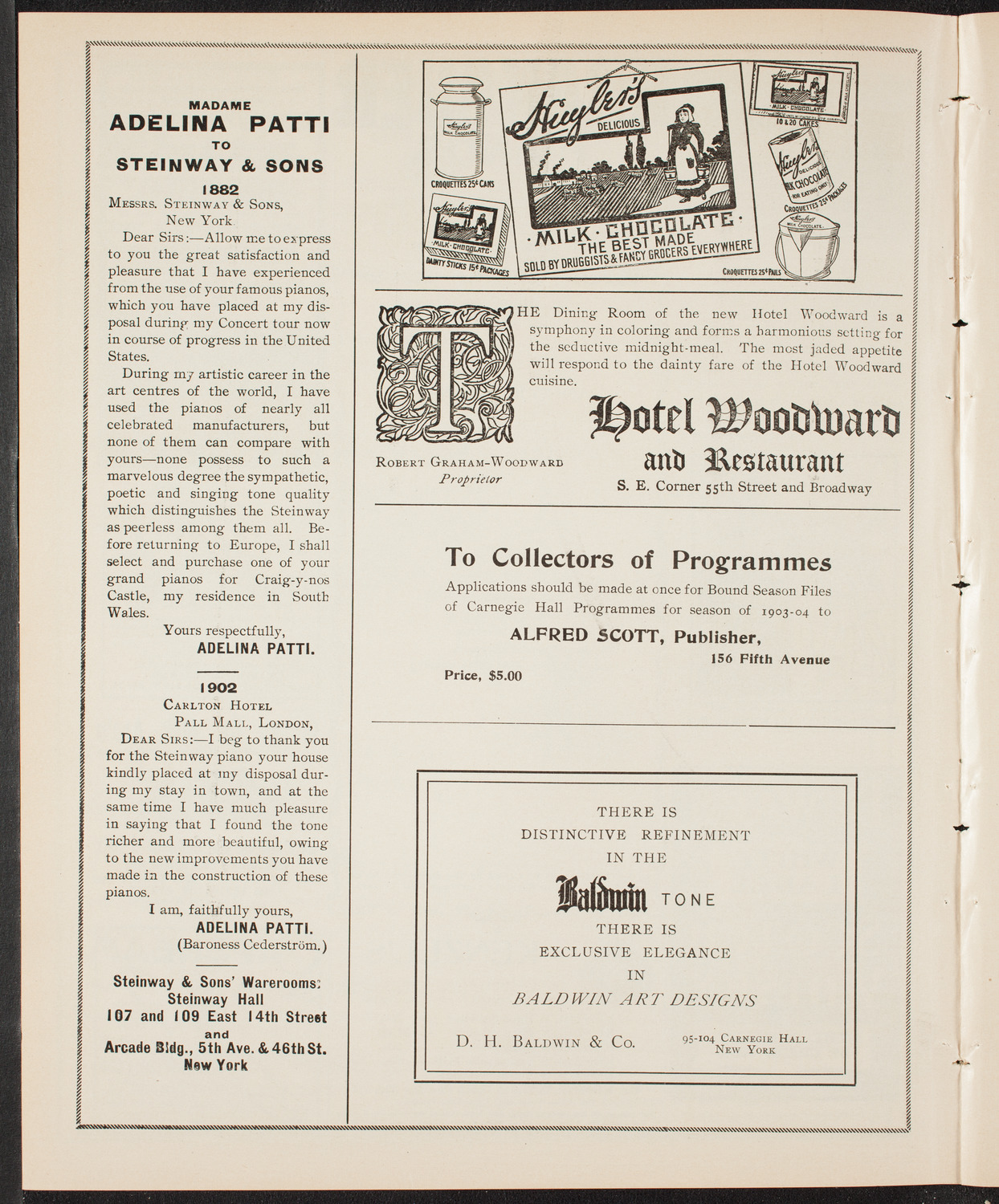 Gaelic Society Annual Concert, April 10, 1904, program page 4