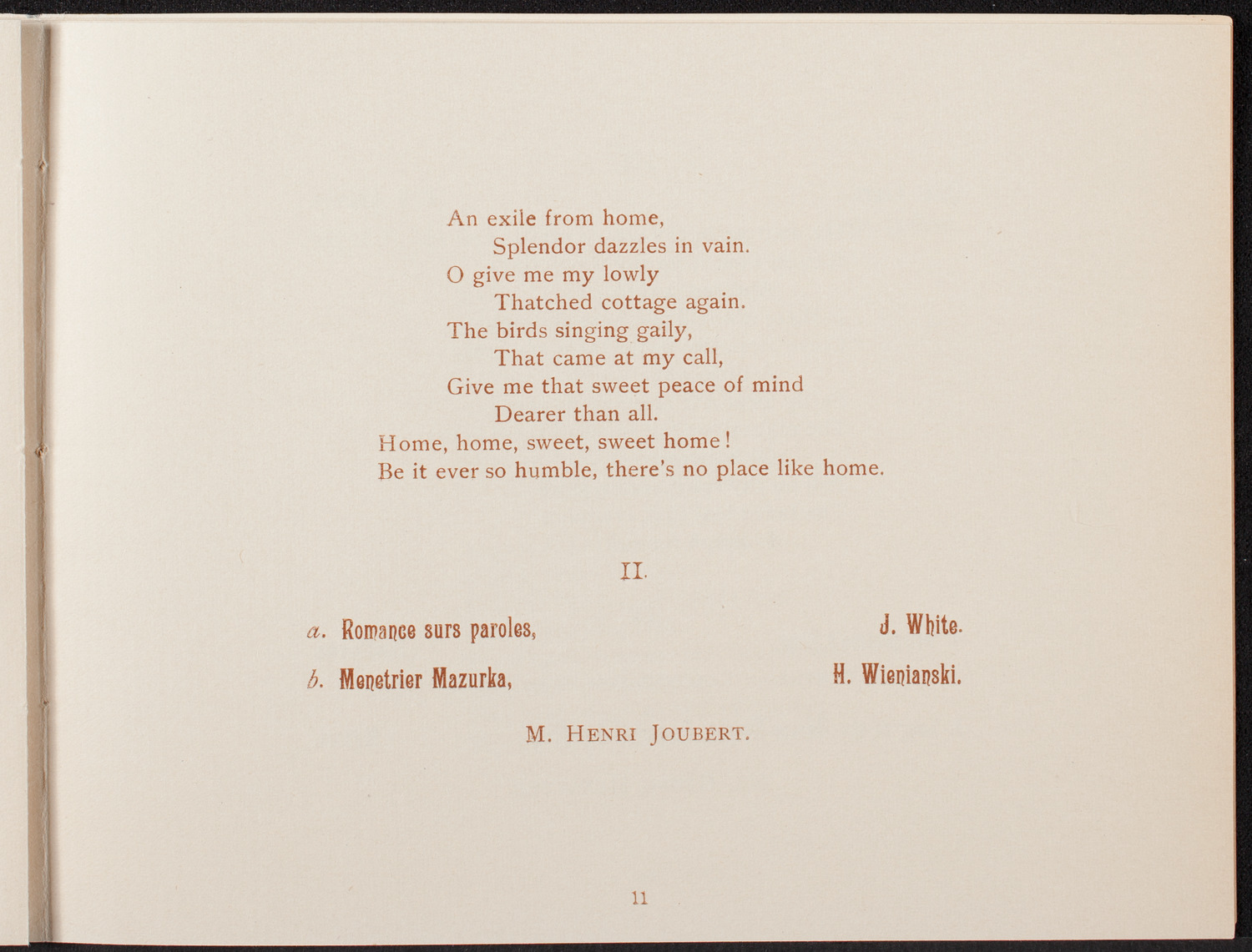 Rubinstein Club, April 21, 1892, program page 12