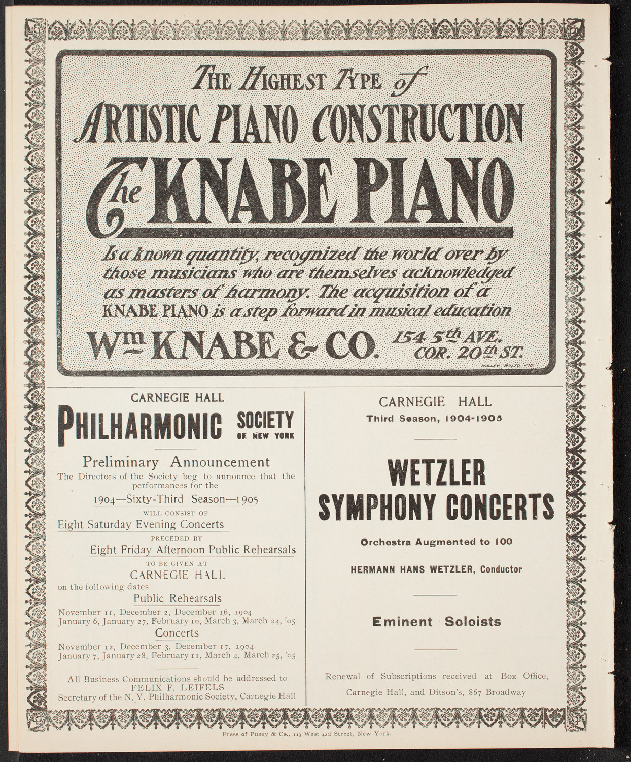 Lecture by Burton Holmes, March 27, 1904, program page 12