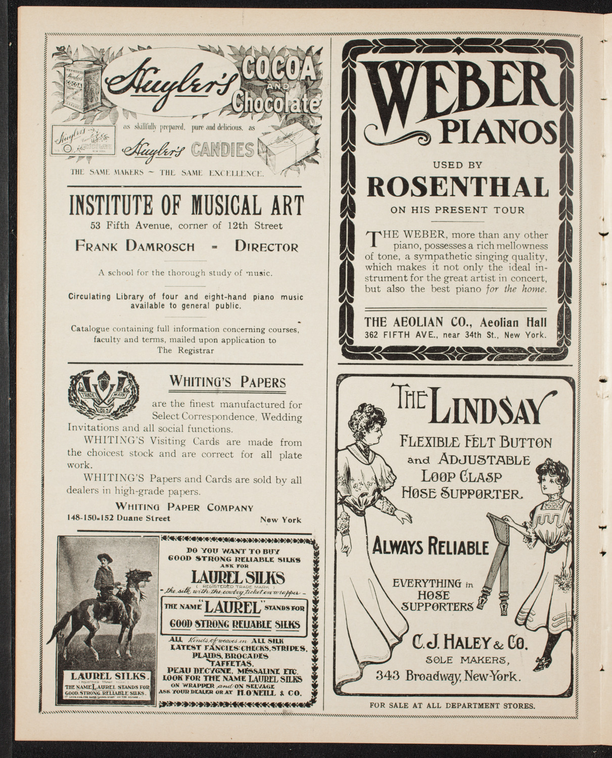 Elmendorf Lecture: Scotland, February 21, 1907, program page 6