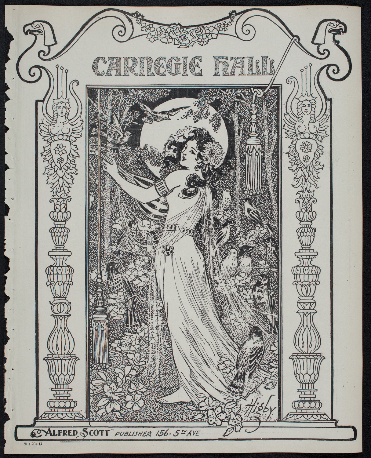 Burton Holmes Travelogue: Panama, January 20, 1913, program page 1