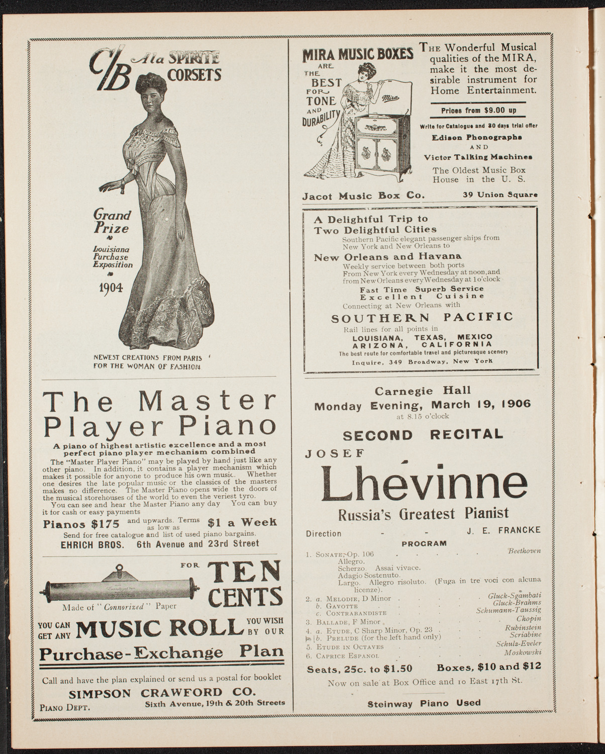 Elmendorf Lecture: Morocco, March 18, 1906, program page 8
