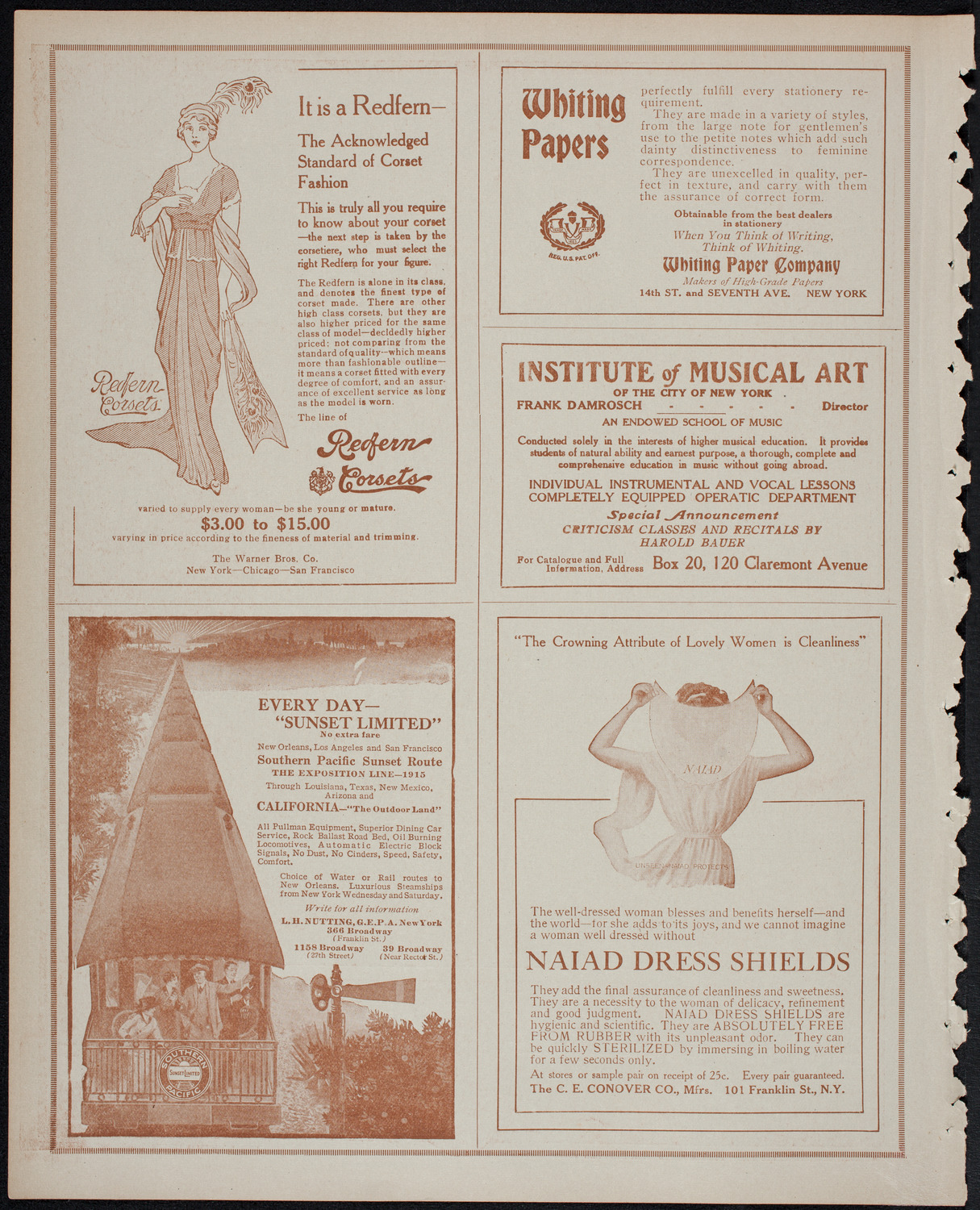 Elmendorf Lecture: The Nile Journey, December 14, 1913, program page 2