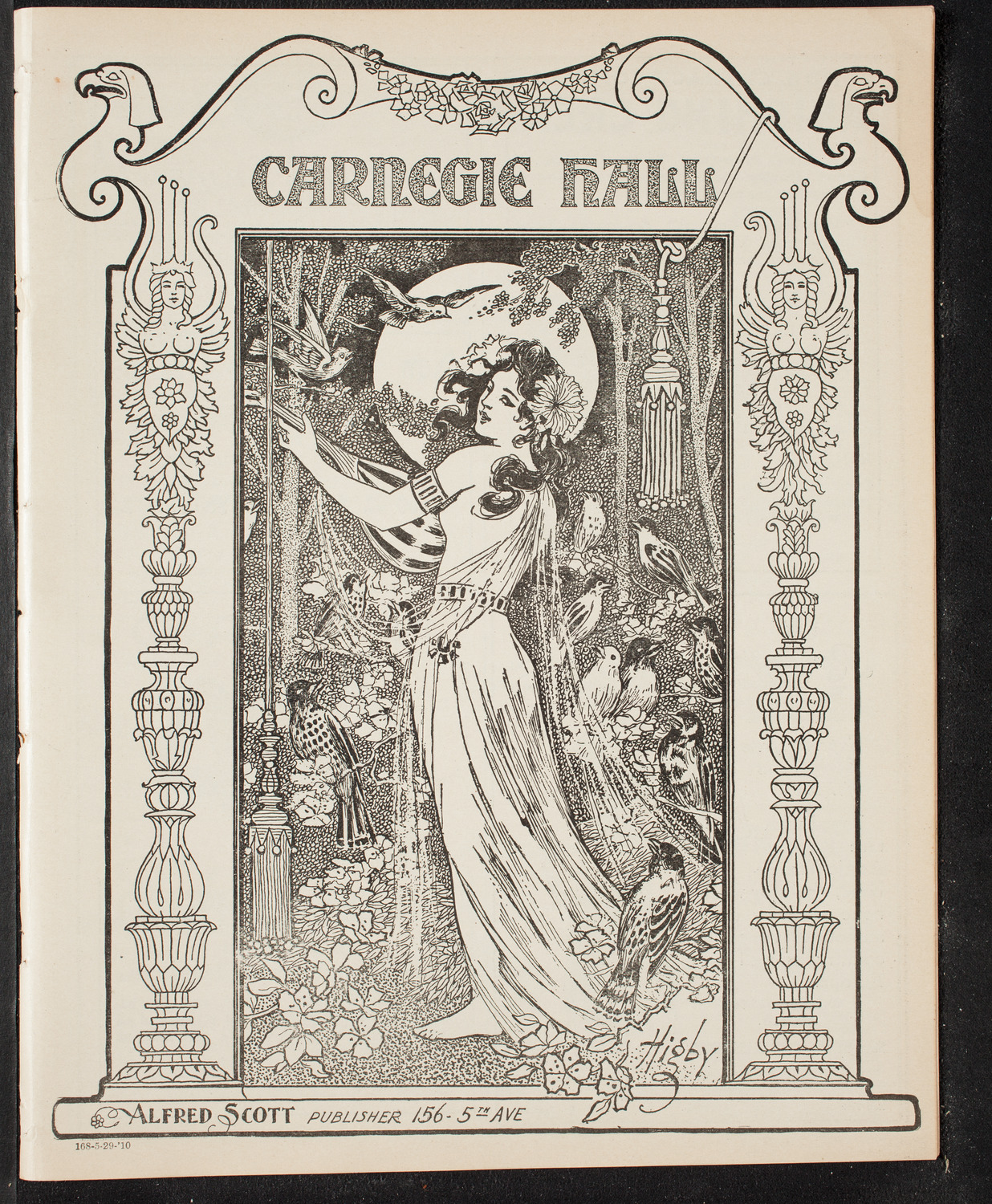 Grand Festival Concert of the American Union of Swedish Singers, May 29, 1910, program page 1