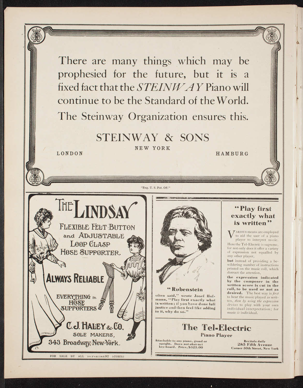 Adela Verne, Piano, October 17, 1908, program page 4