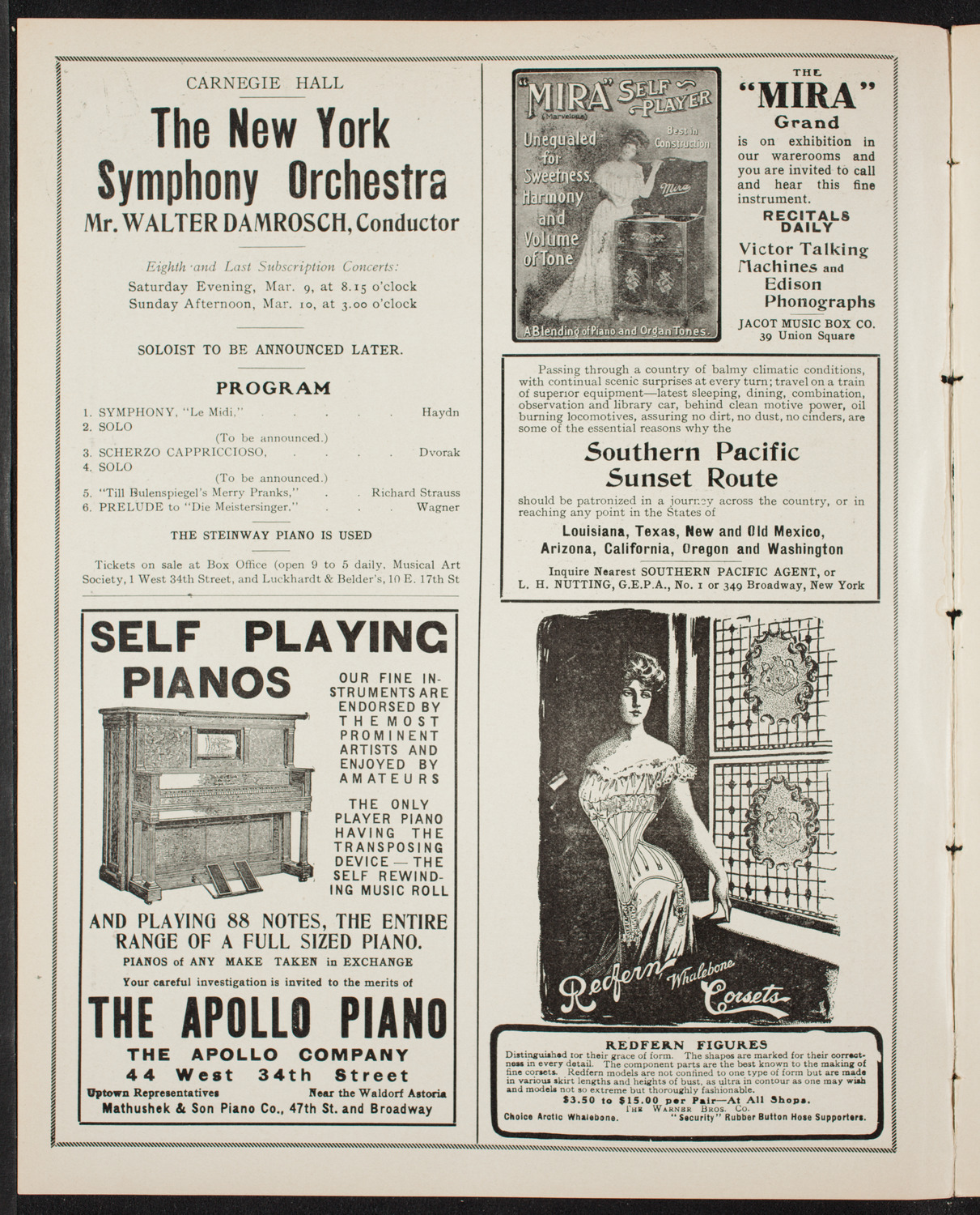 The Mendelssohn Choir of Toronto and The Pittsburgh Symphony Orchestra, February 13, 1907, program page 2