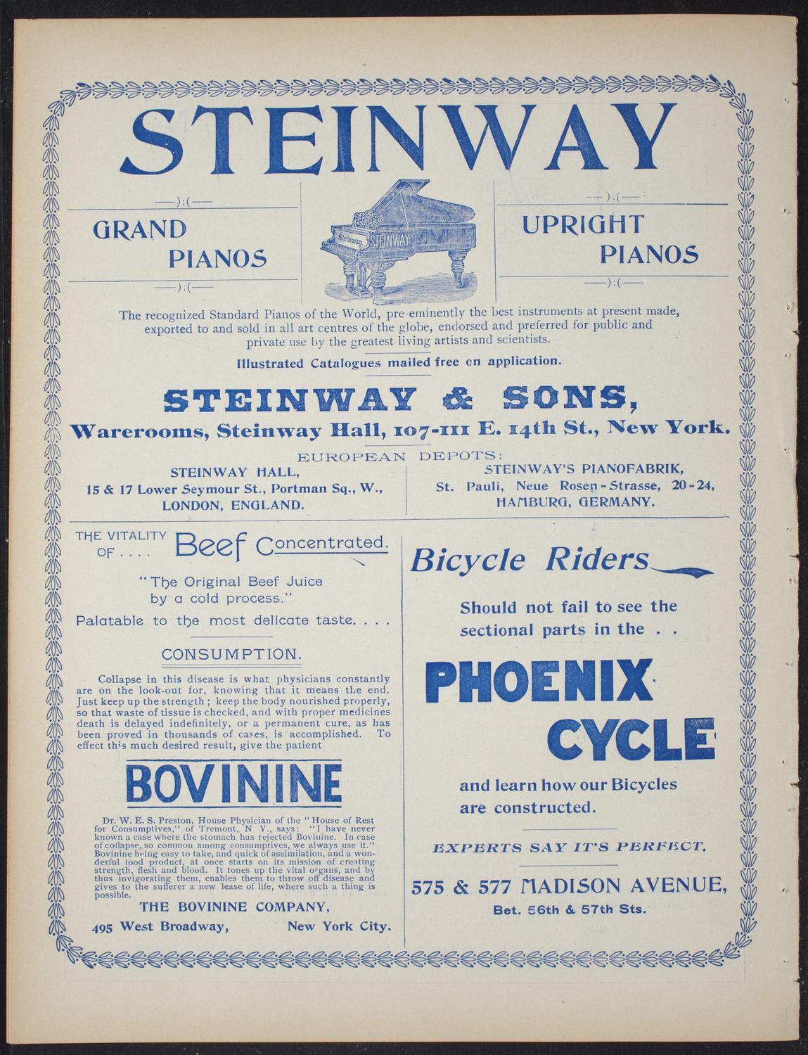 Columbia College Musical Society, February 18, 1897, program page 10