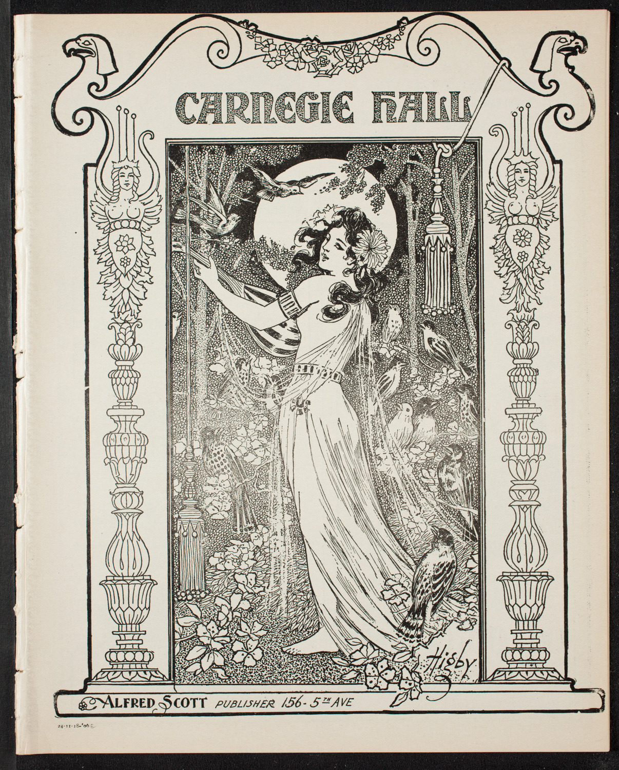 Elmendorf Lecture: The Rhine, November 18, 1906, program page 1