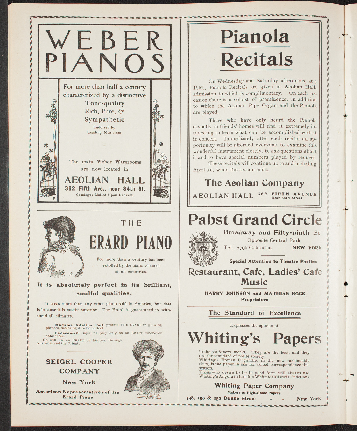 Oratorio Society of Brooklyn, April 29, 1904, program page 6