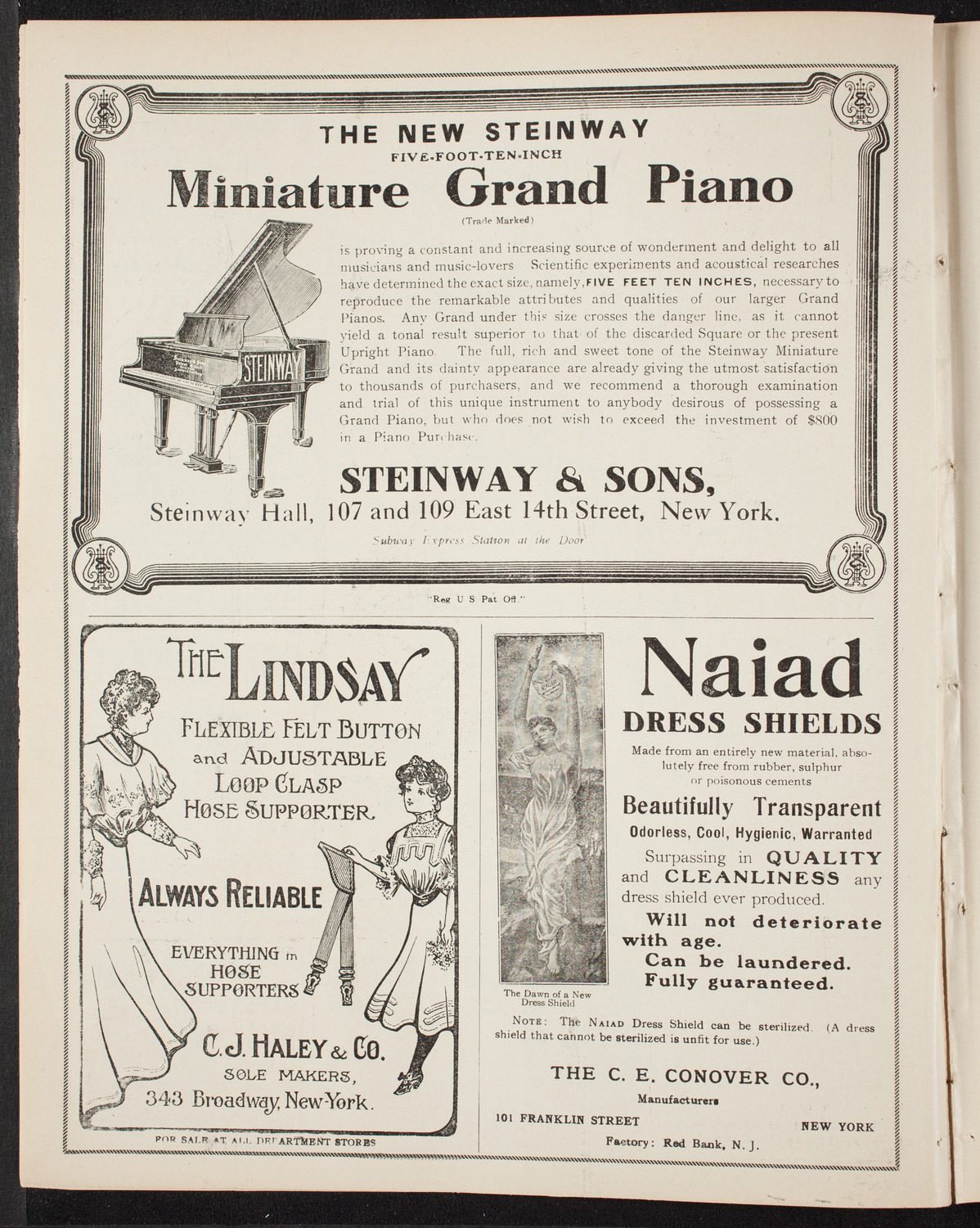 The Civic Forum, March 22, 1908, program page 4