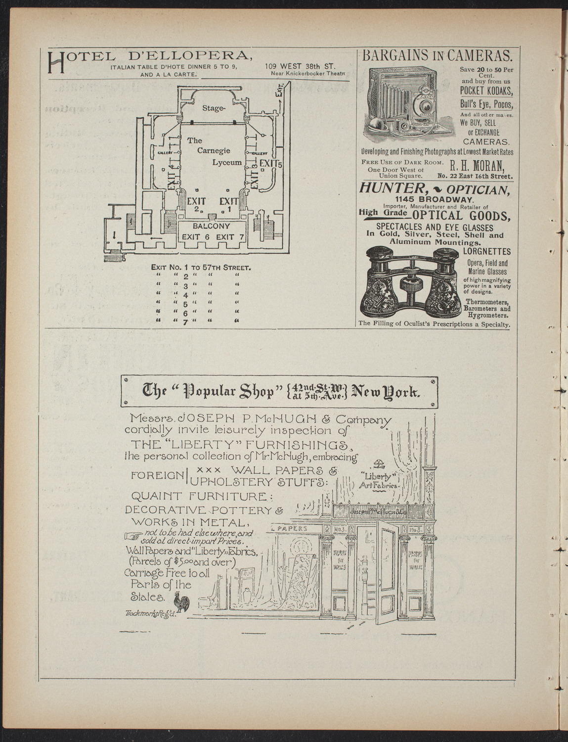 Saturday Morning Conferences on Comparative Literature, March 6, 1897, program page 6