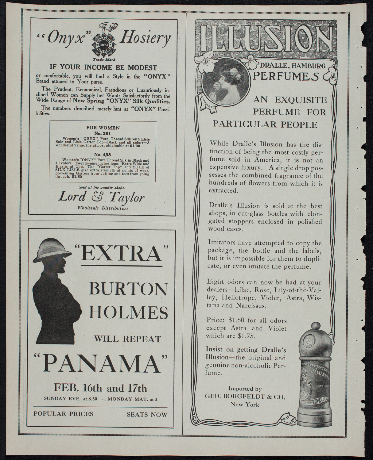 New York Philharmonic, February 6, 1913, program page 8