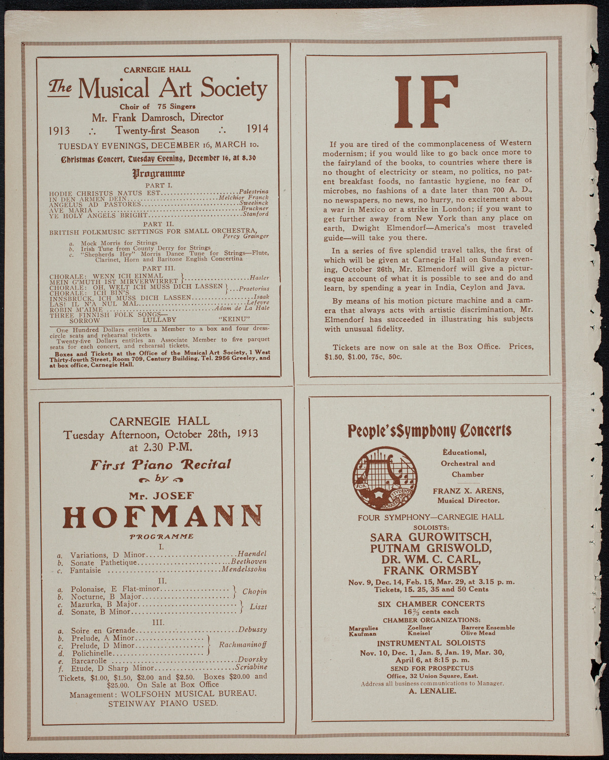 Concert of Scandinavian Music, October 26, 1913, program page 8