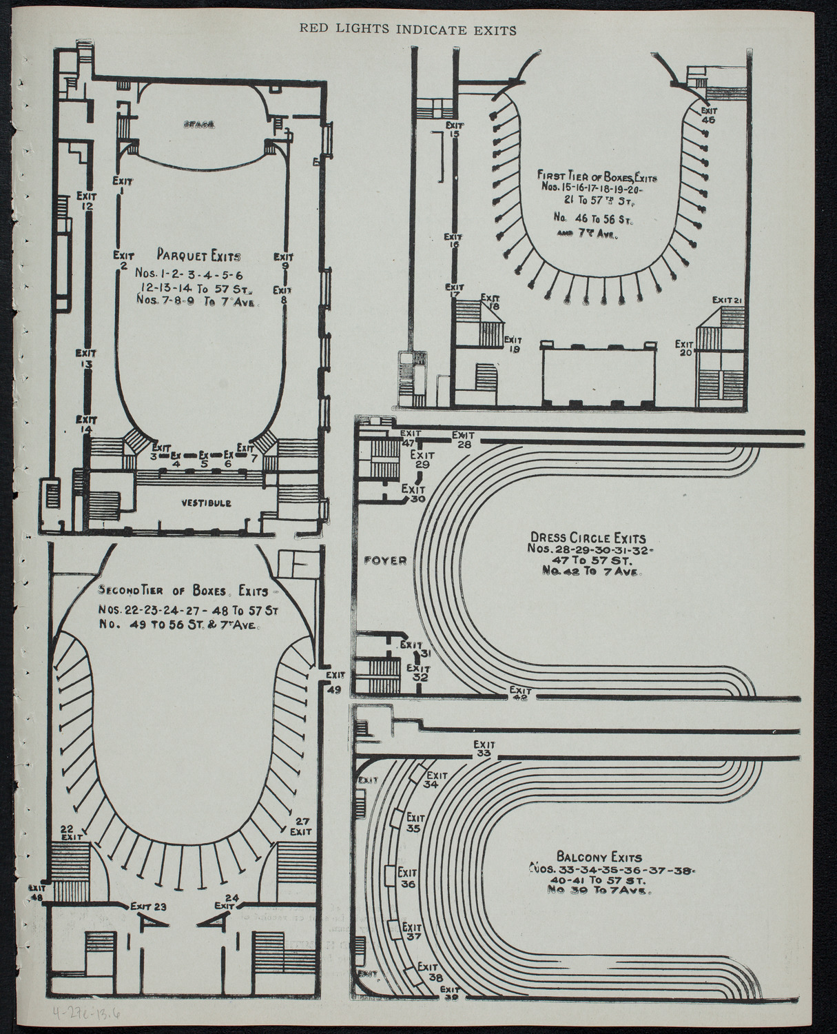 Efrem Zimbalist, Violin, April 27, 1913, program page 11
